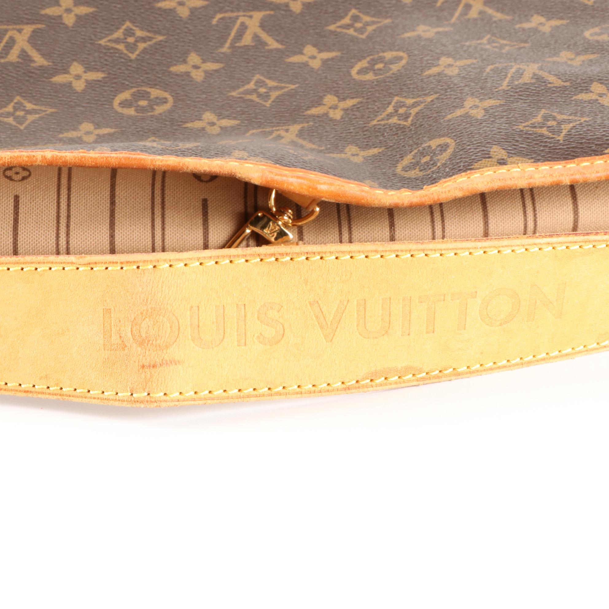 Louis Vuitton Delightful MM in Monogram Canvas and Vachetta Leather