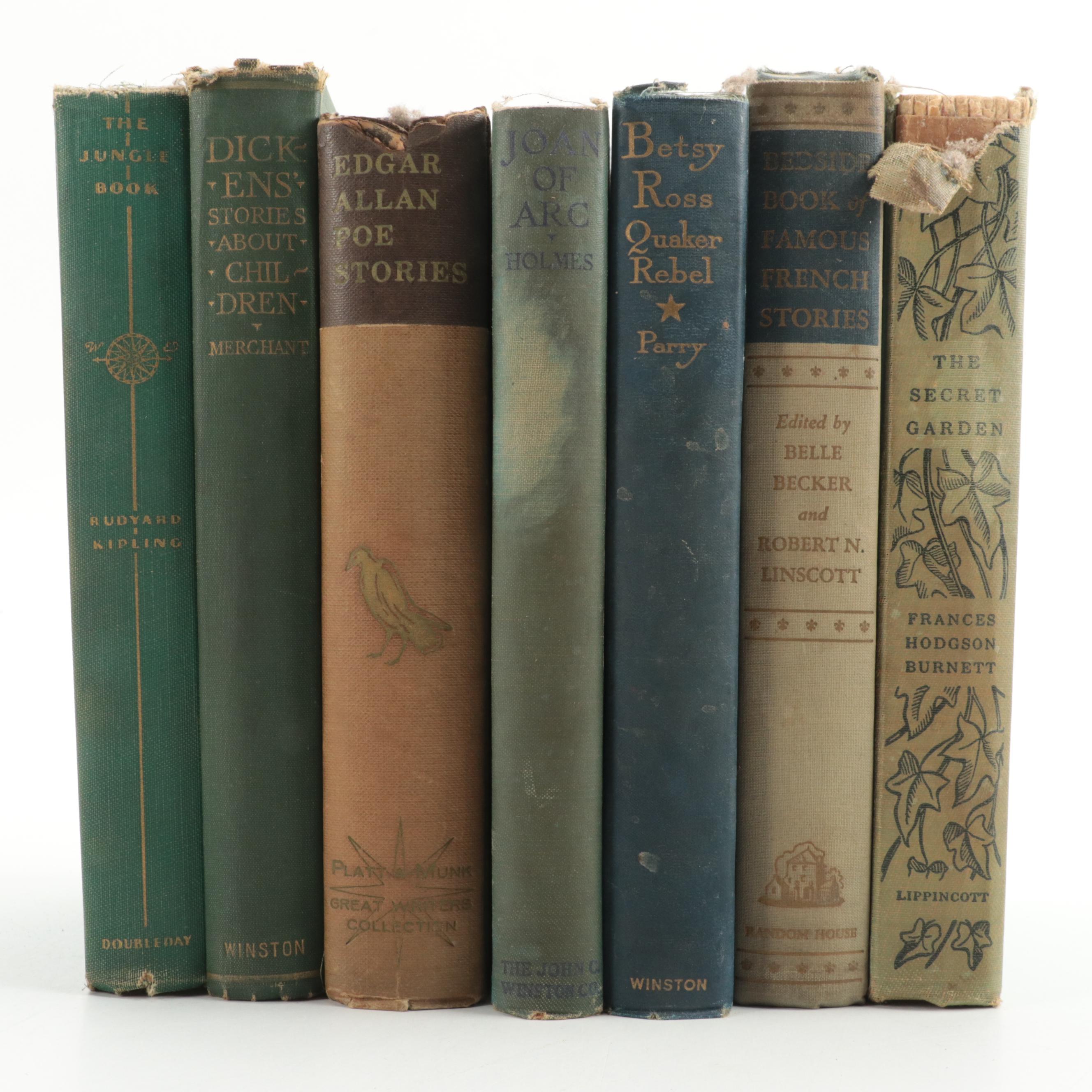 Illustrated "The Secret Garden" by Frances Hodgson Burnett and More Books