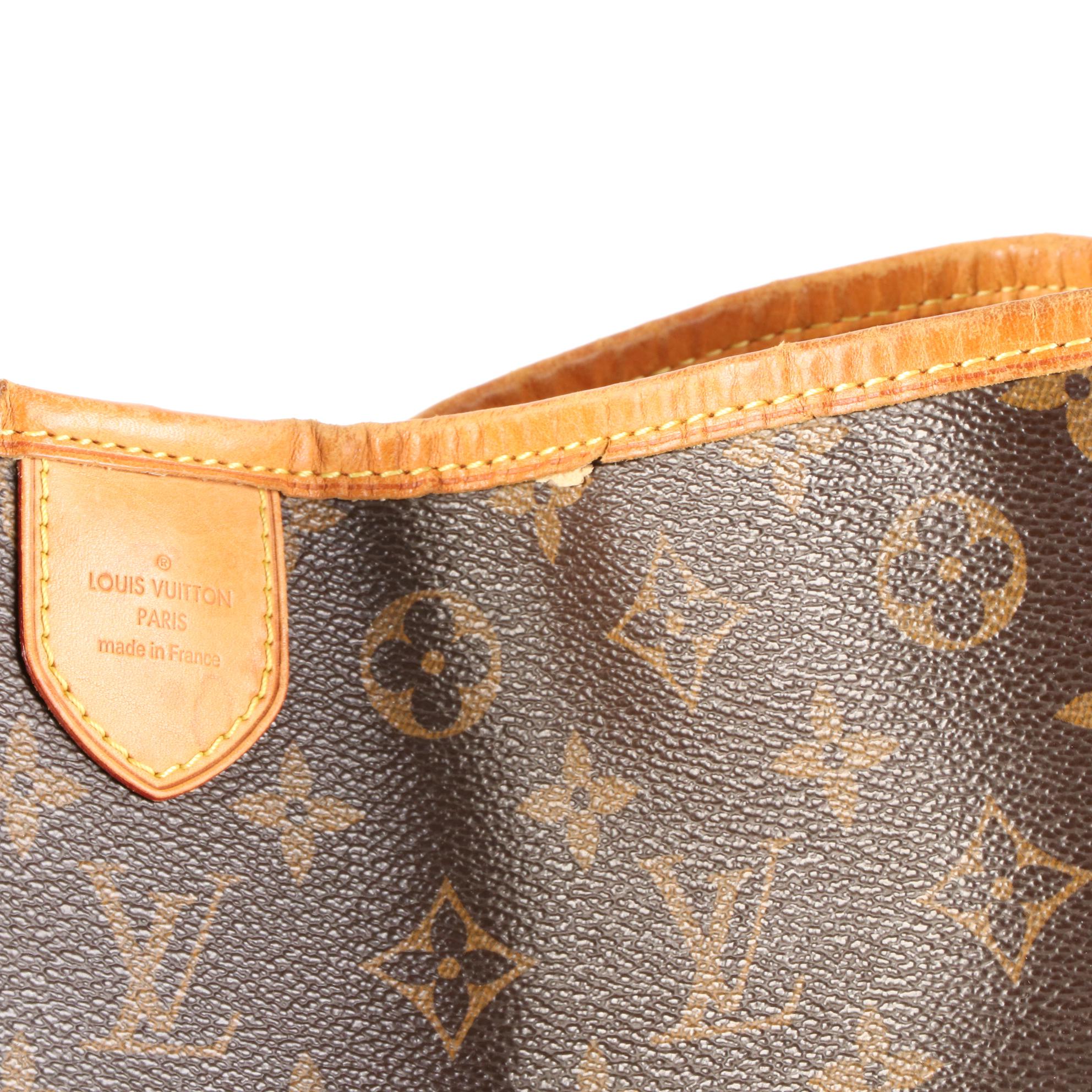 Louis Vuitton Delightful MM in Monogram Canvas and Vachetta Leather