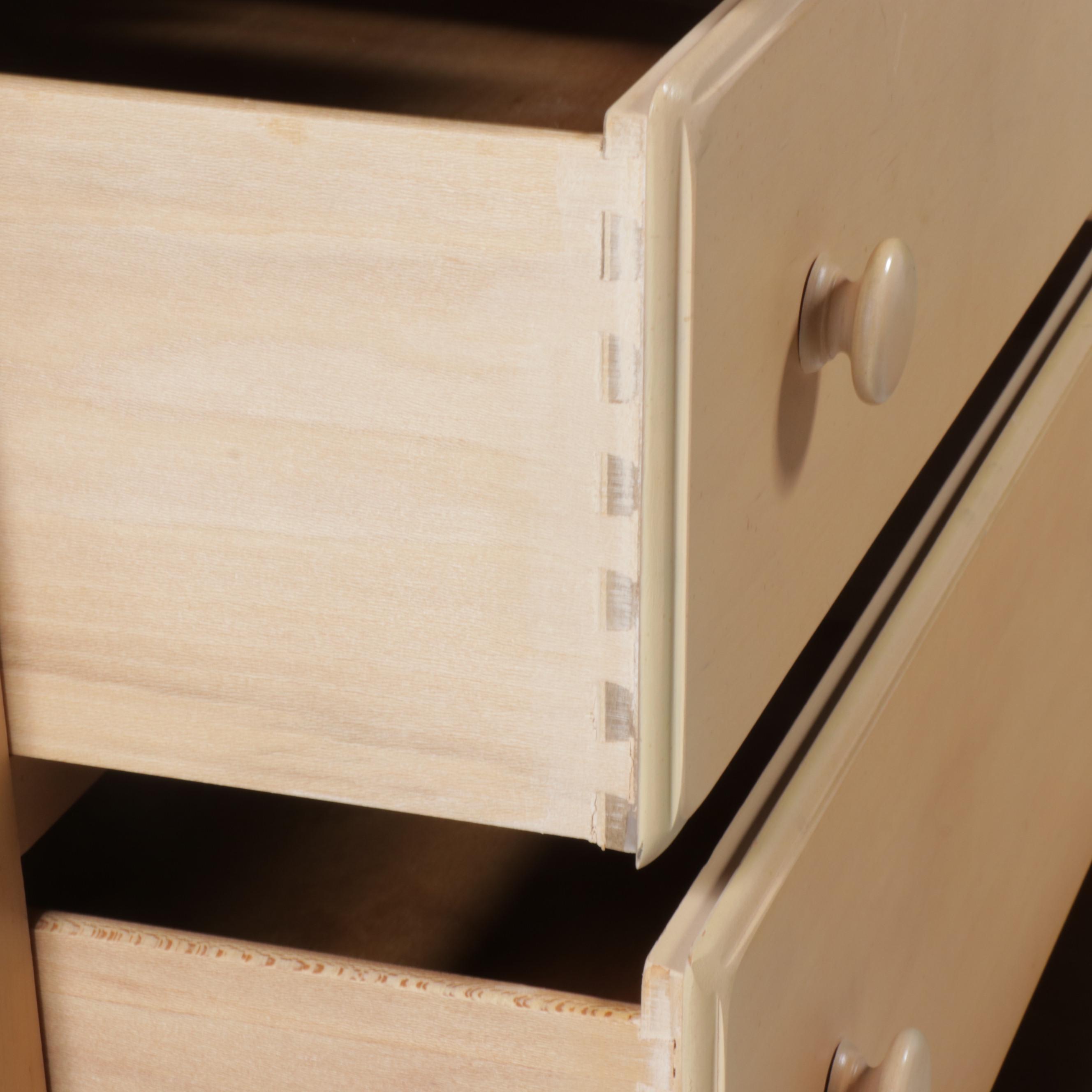 Drexel "Chapters" Federal Style Hardwood Seven-Drawer Chest in Buff Finish