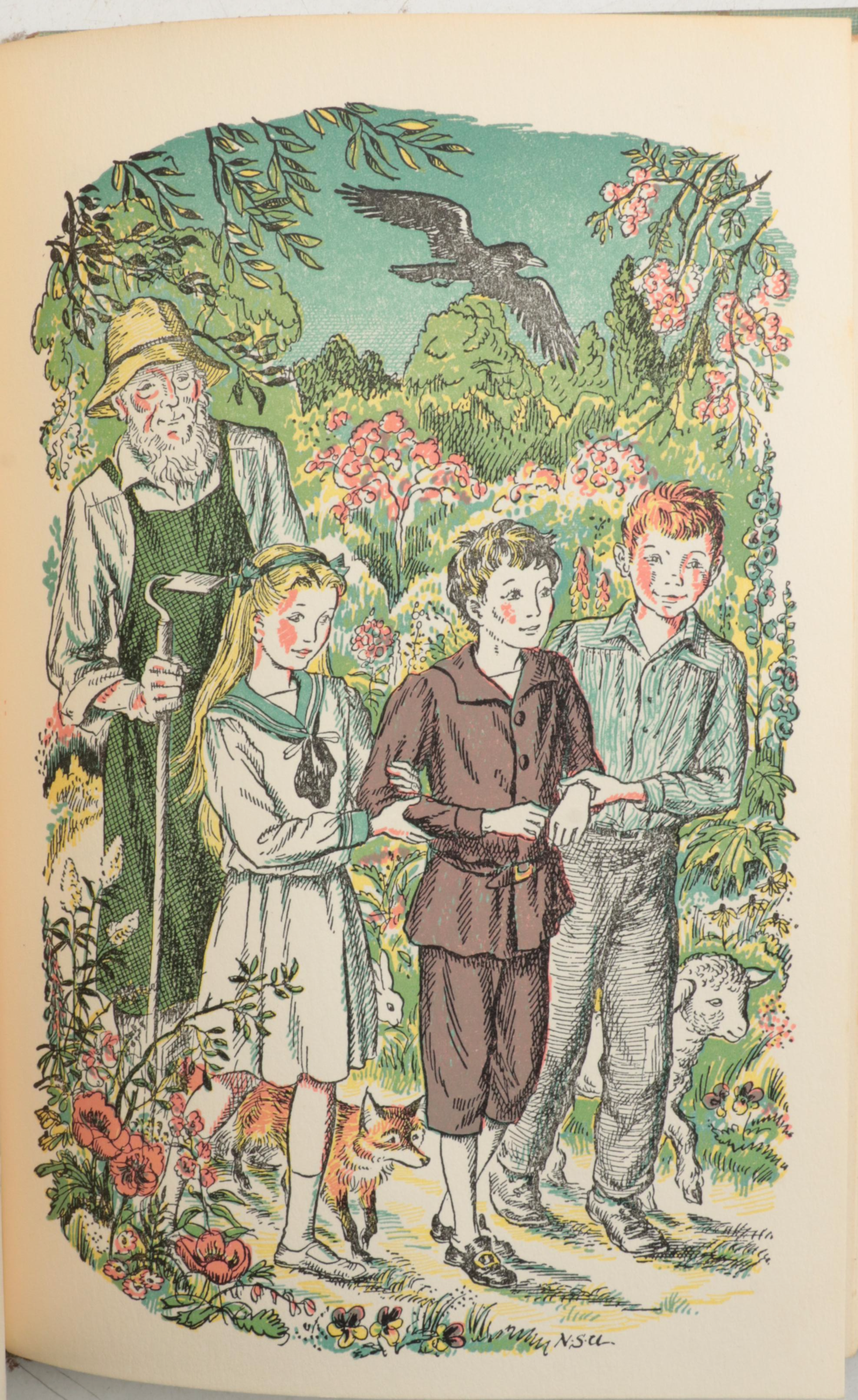 Illustrated "The Secret Garden" by Frances Hodgson Burnett and More Books