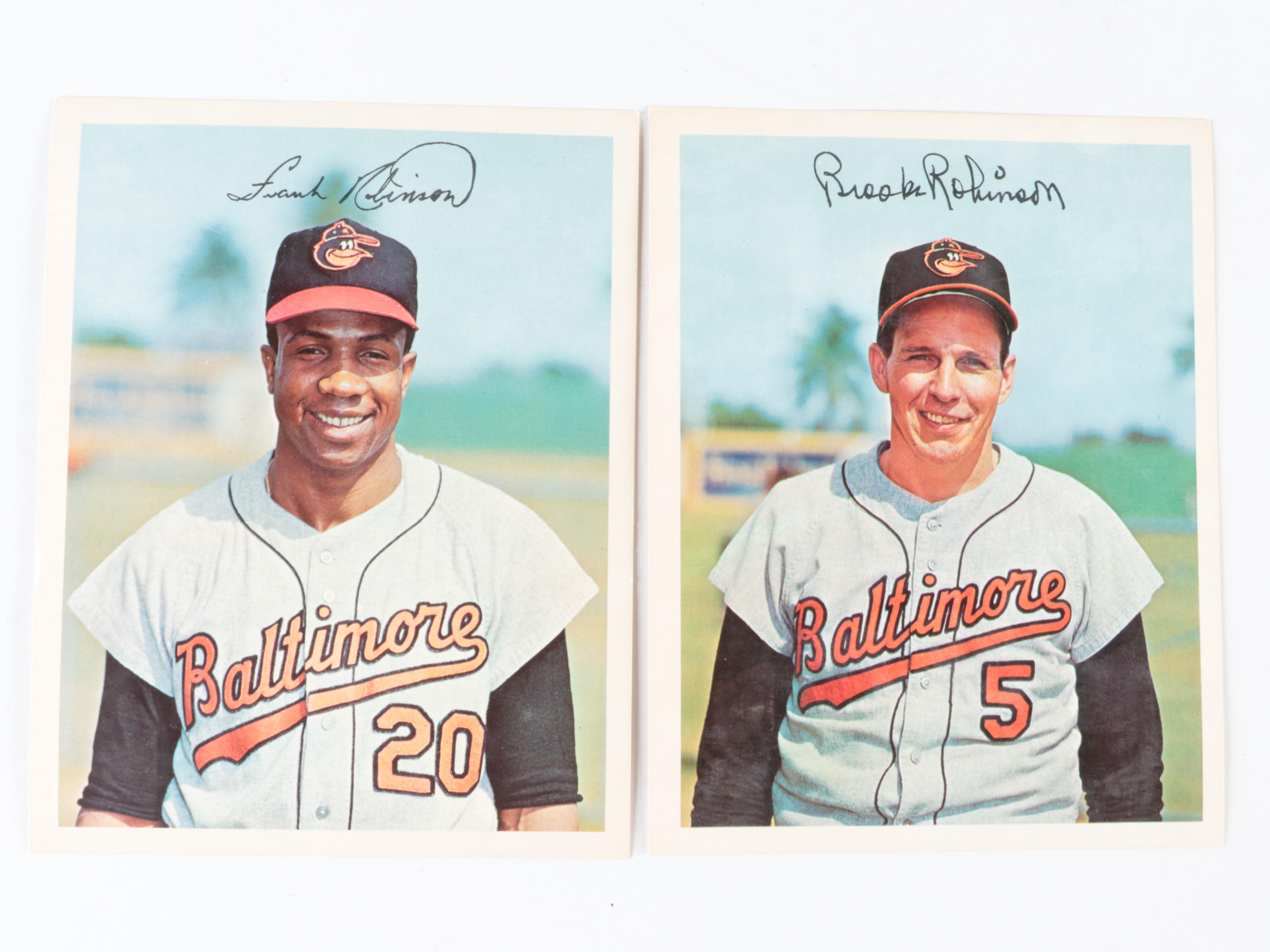 1967 Dexter Press Premiums Baseball Cards with Robinson, Kaline, Killebrew, More
