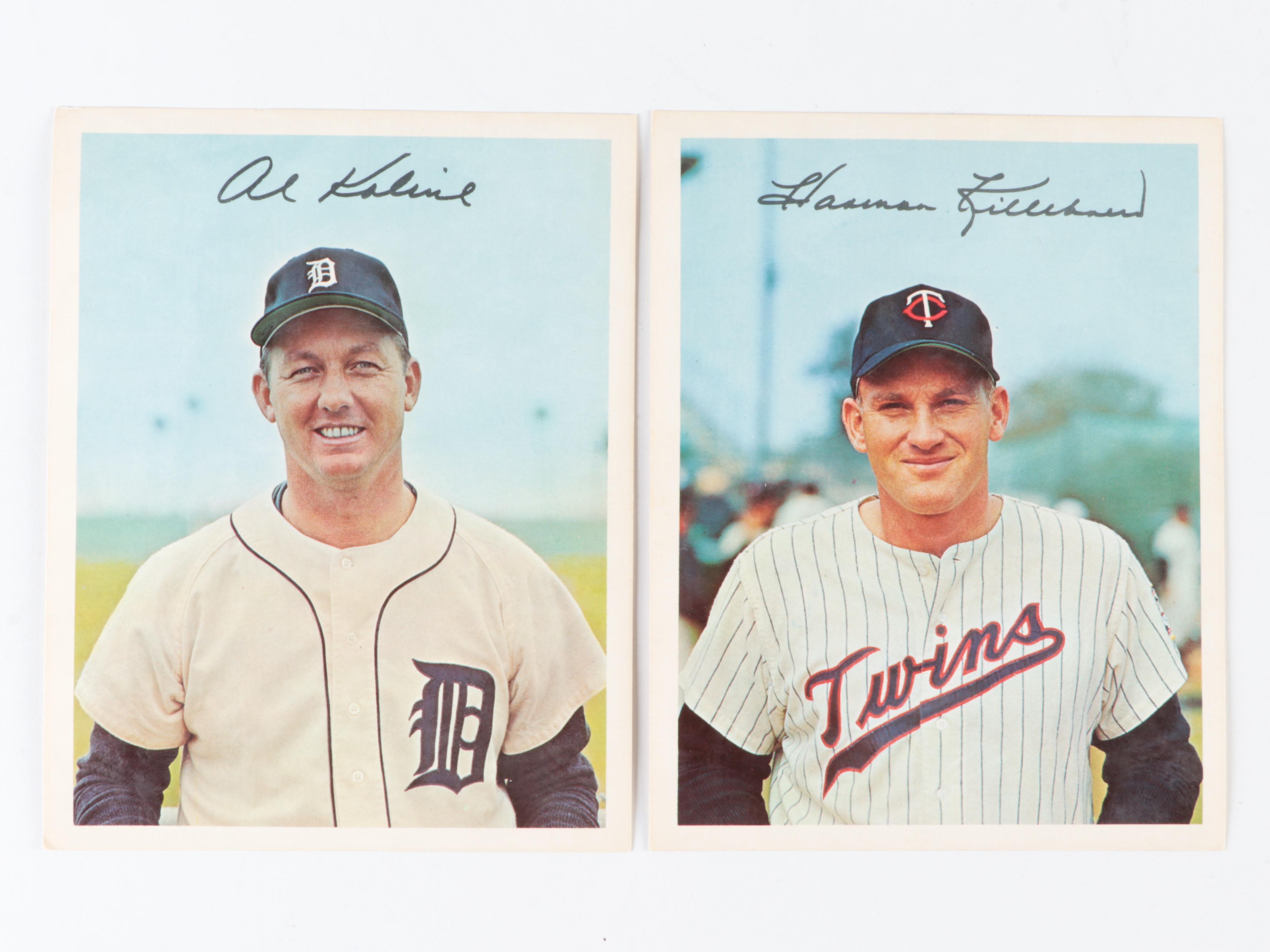 1967 Dexter Press Premiums Baseball Cards with Robinson, Kaline, Killebrew, More
