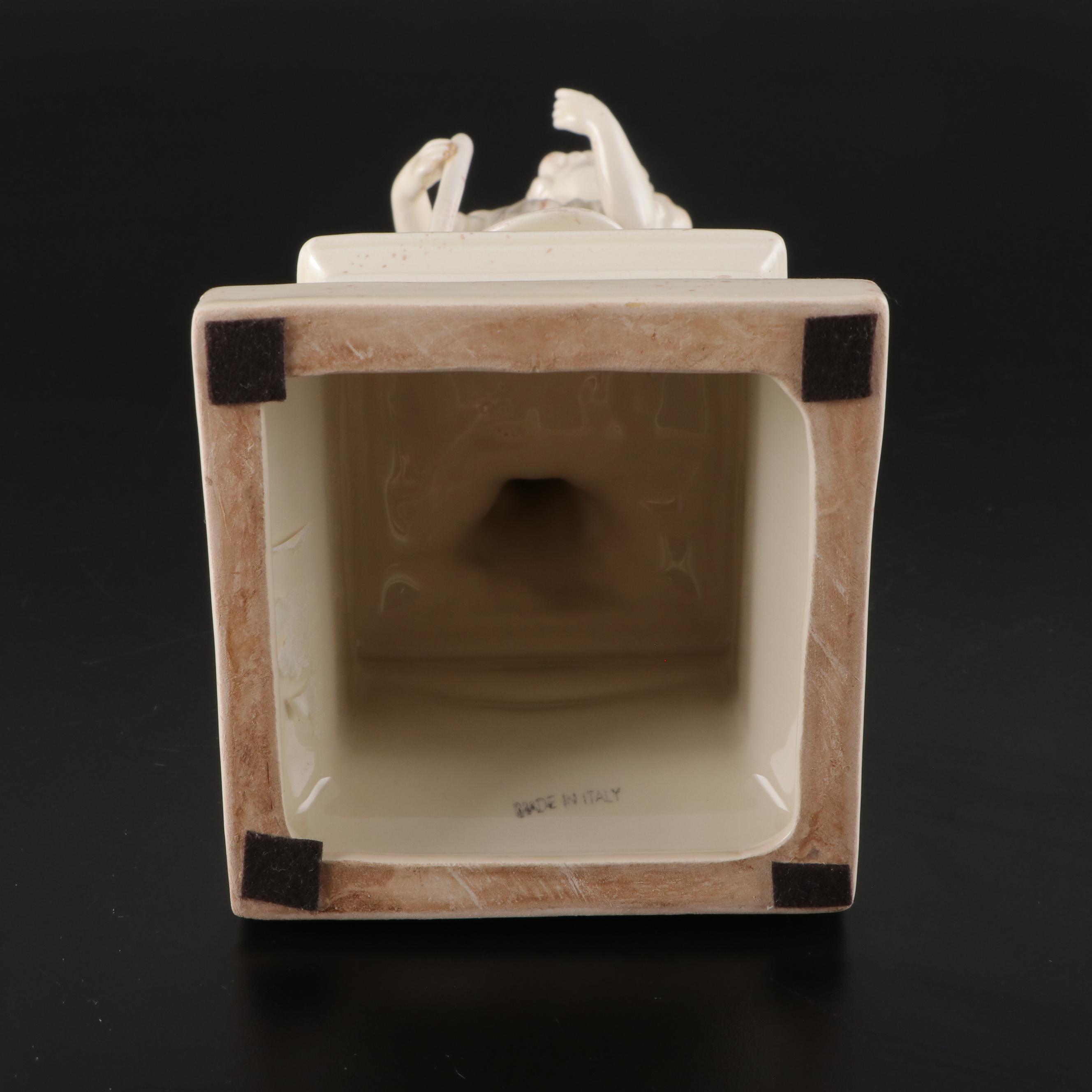 Italian Capodimonte Style Ceramic Figurines