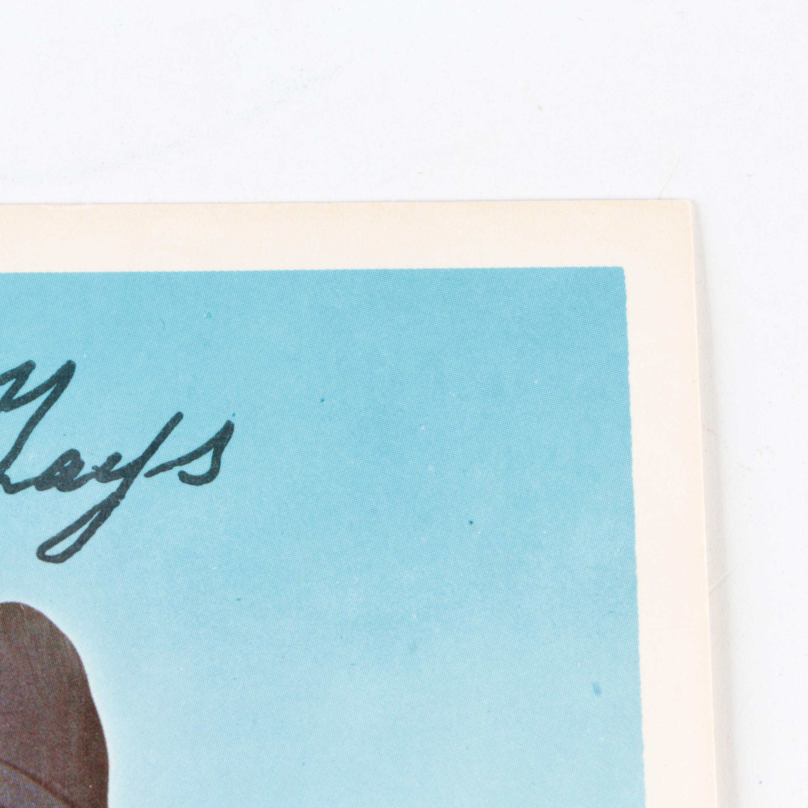 1967 Dexter Press Premiums Willie Mays and Roberto Clemente Baseball Cards