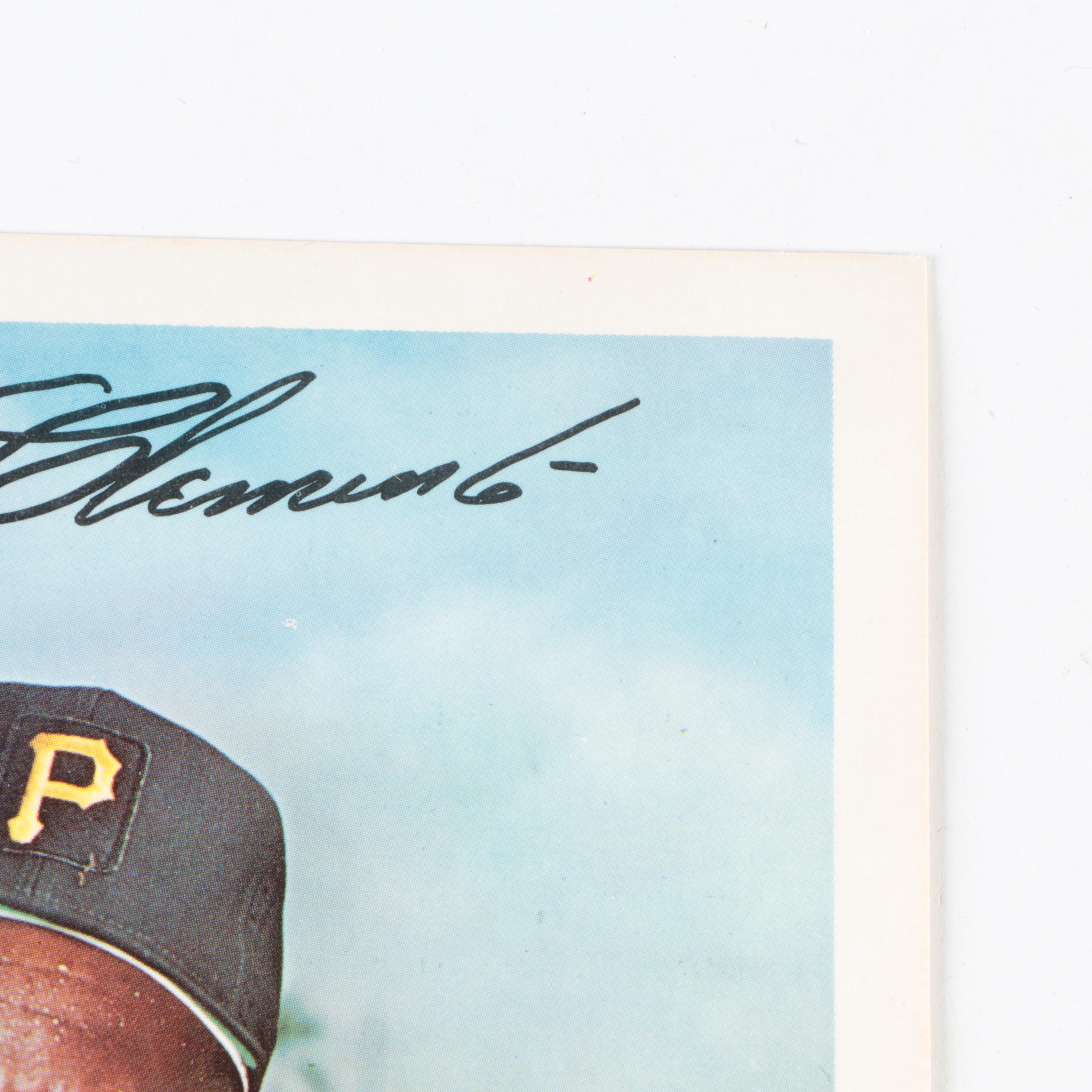 1967 Dexter Press Premiums Willie Mays and Roberto Clemente Baseball Cards