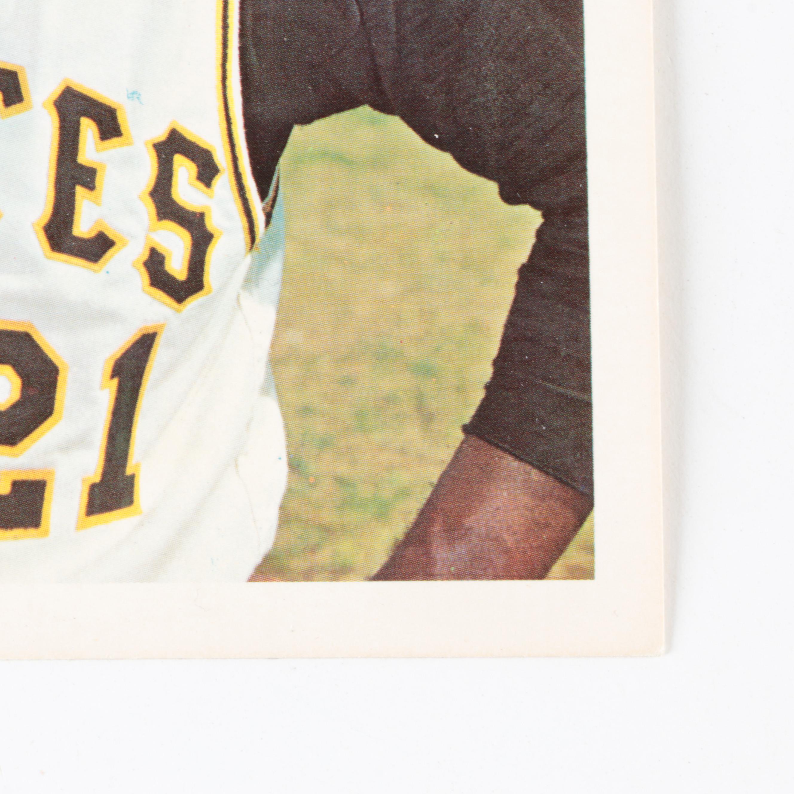 1967 Dexter Press Premiums Willie Mays and Roberto Clemente Baseball Cards