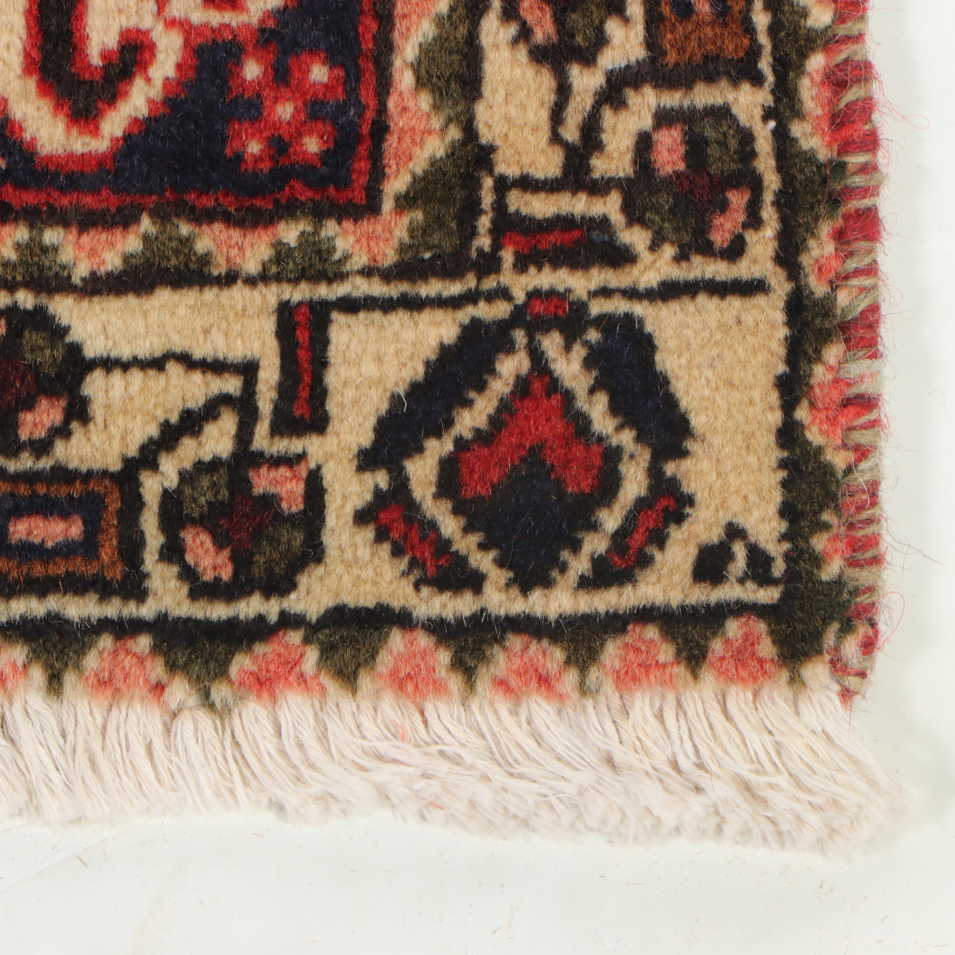 3'1 x 4'11 Hand-Knotted Persian Abadeh Accent Rug