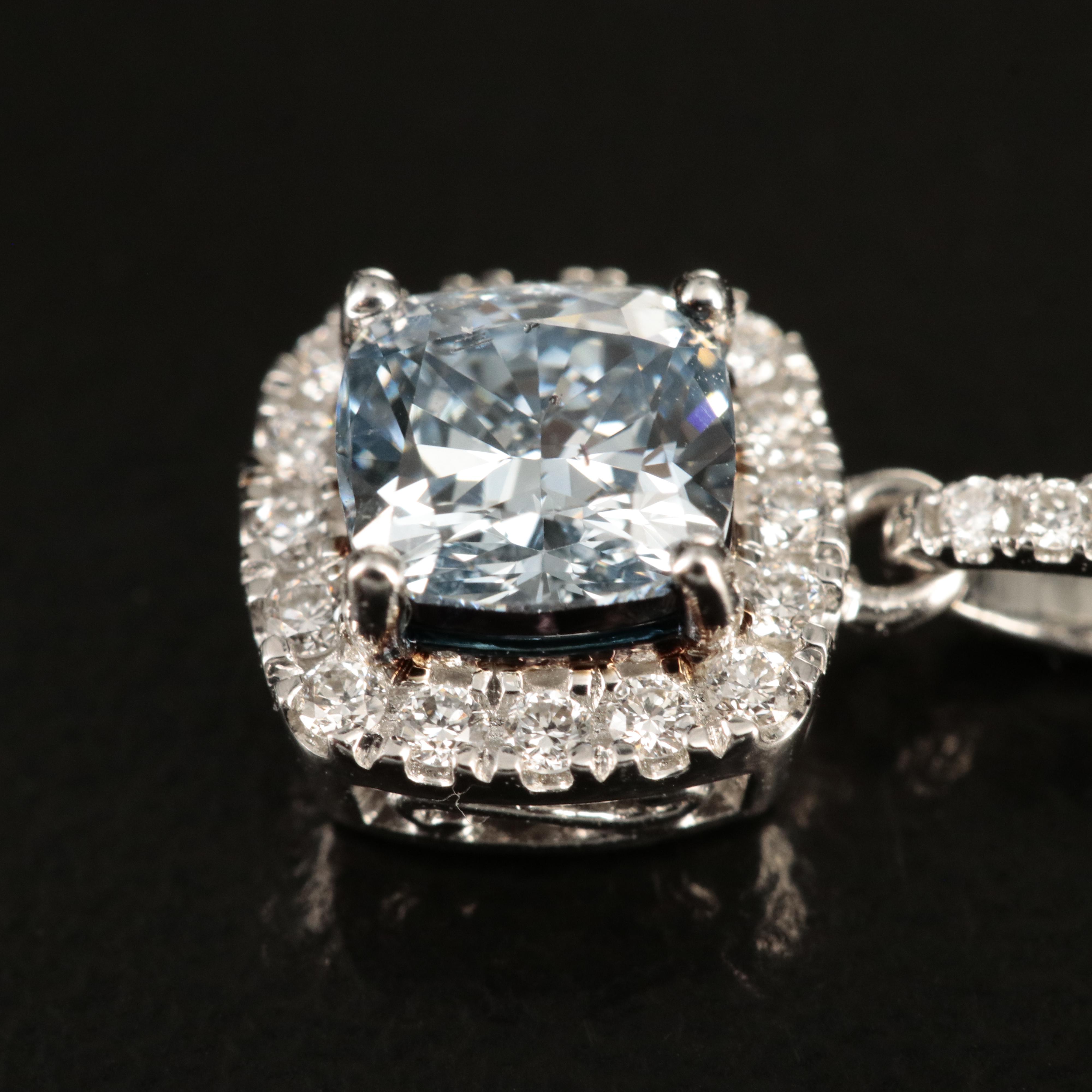 14K 0.83 CTW Lab Grown Diamond Pendant Necklace