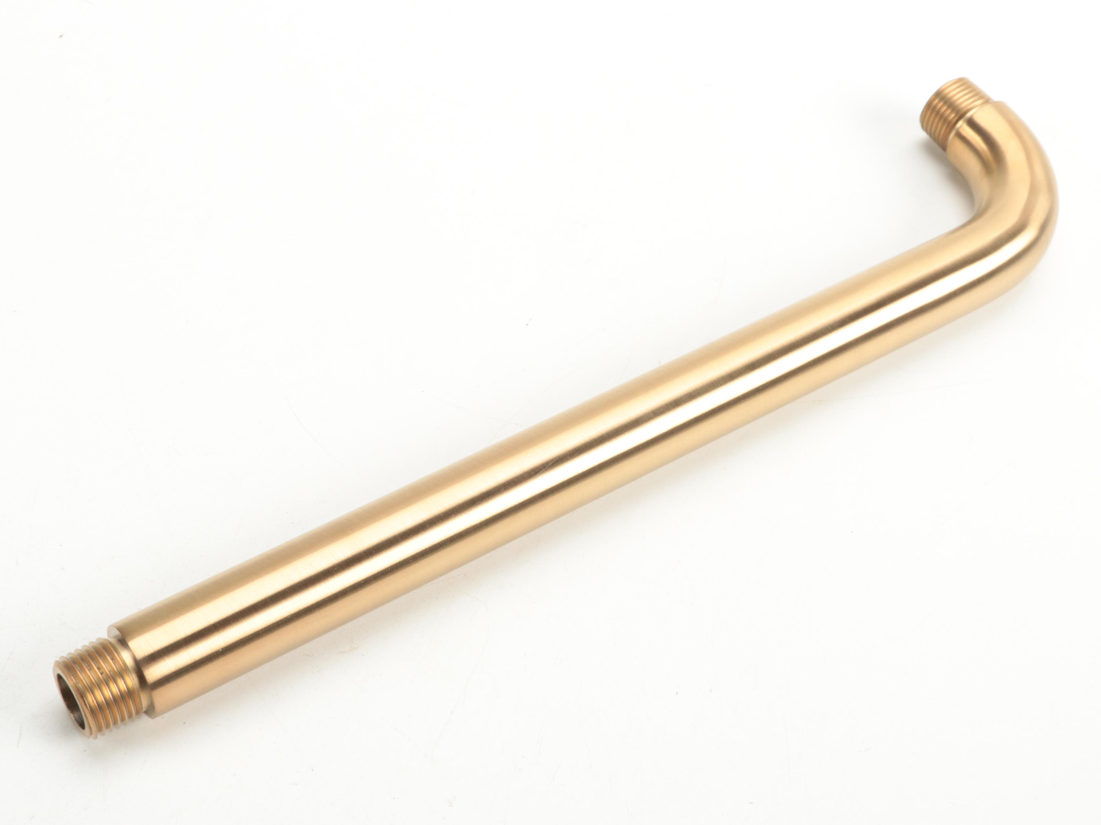 Brushed Gold Finish Shower Head, Shower Drain, and More