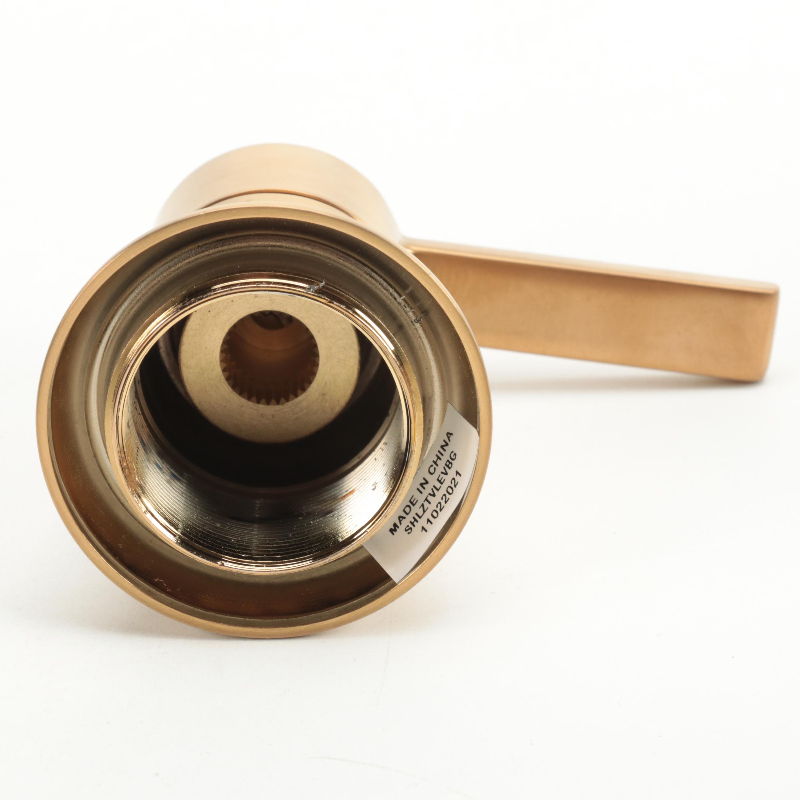 Brushed Gold Finish Shower Head, Shower Drain, and More