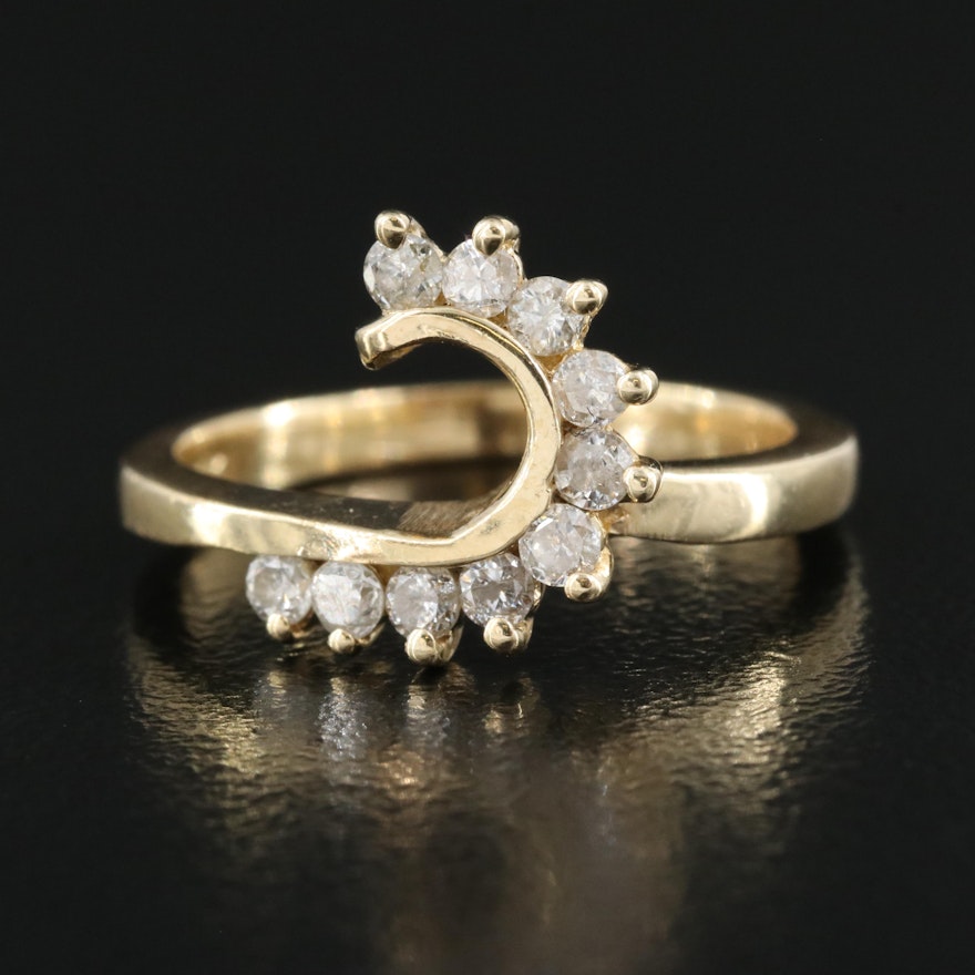 14K 0.25 CTW Diamond Ring