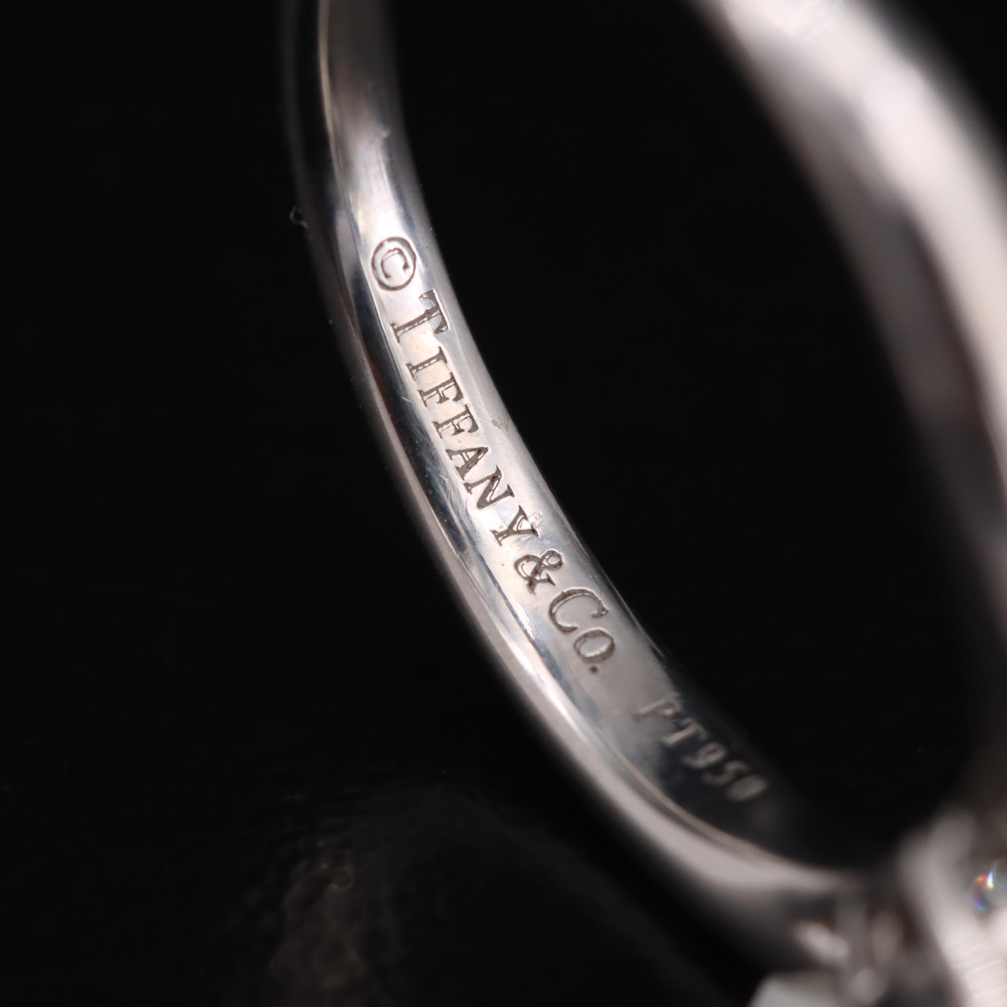 Tiffany & Co. Platinum 0.72 CT Diamond Solitaire Ring