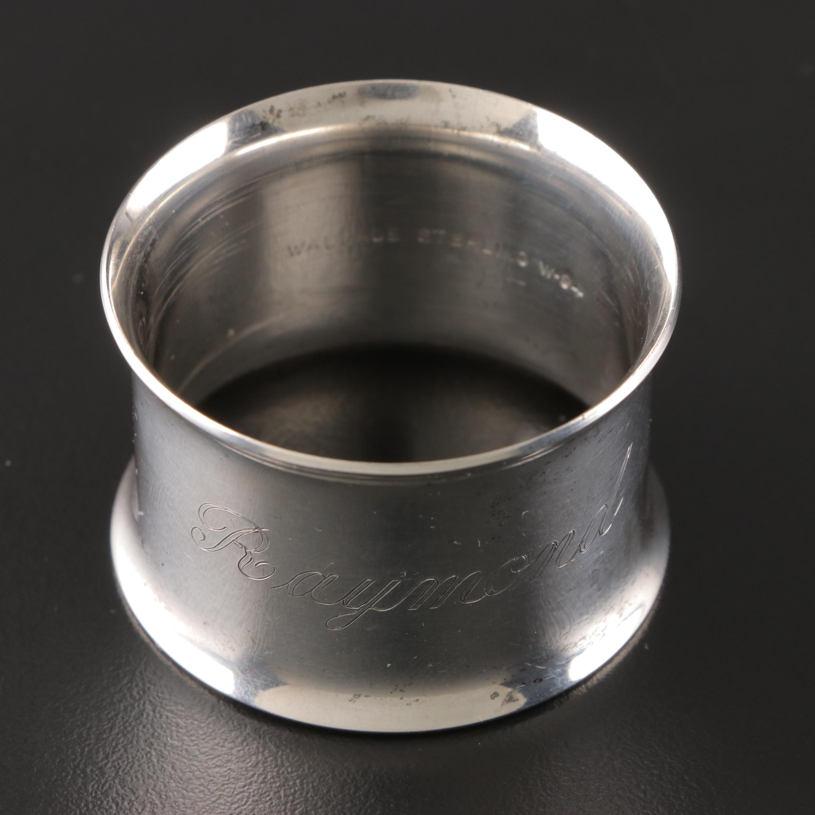 Wallace Sterling Silver Napkin Ring