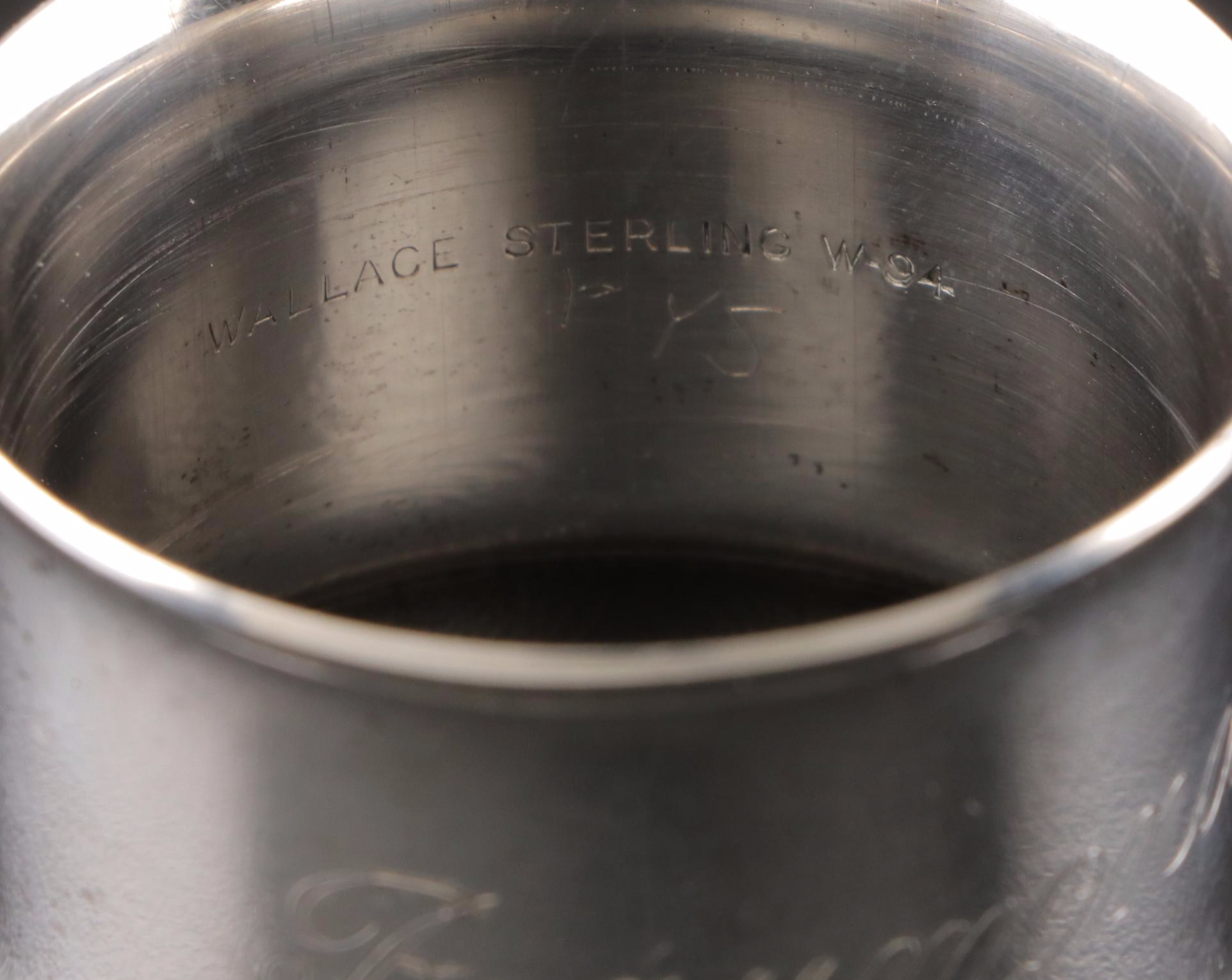 Wallace Sterling Silver Napkin Ring