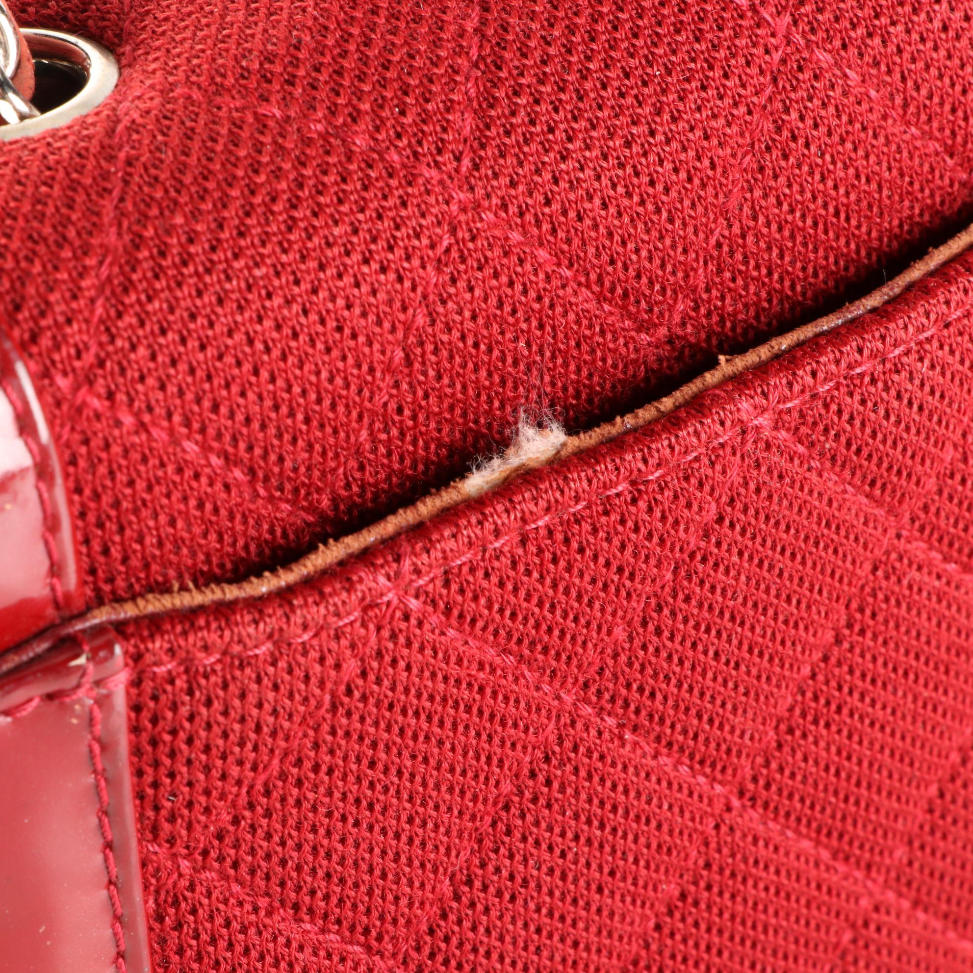 Chanel Reissue Small Flap Bag in Quilted Fabric with Patent Leather Trim