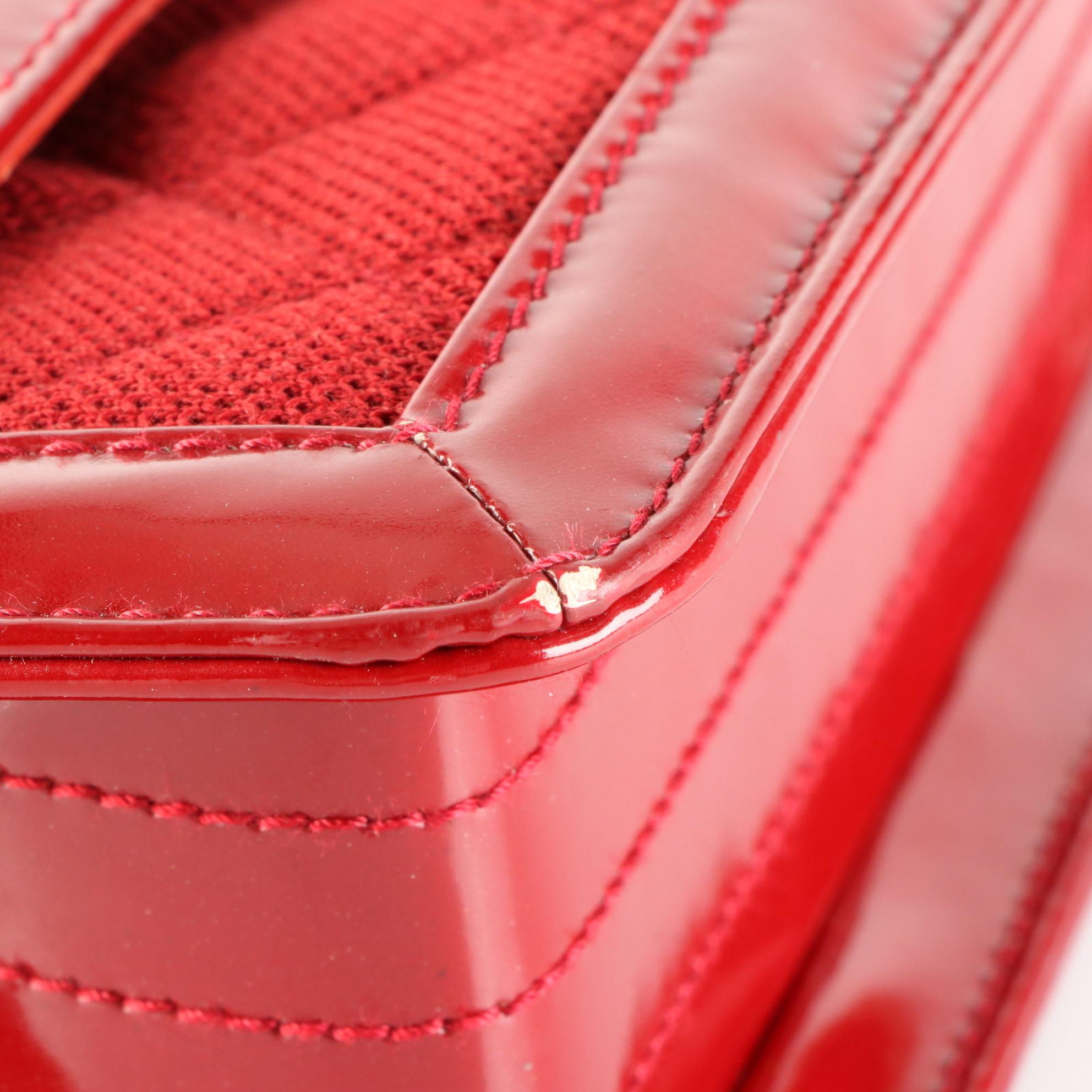 Chanel Reissue Small Flap Bag in Quilted Fabric with Patent Leather Trim