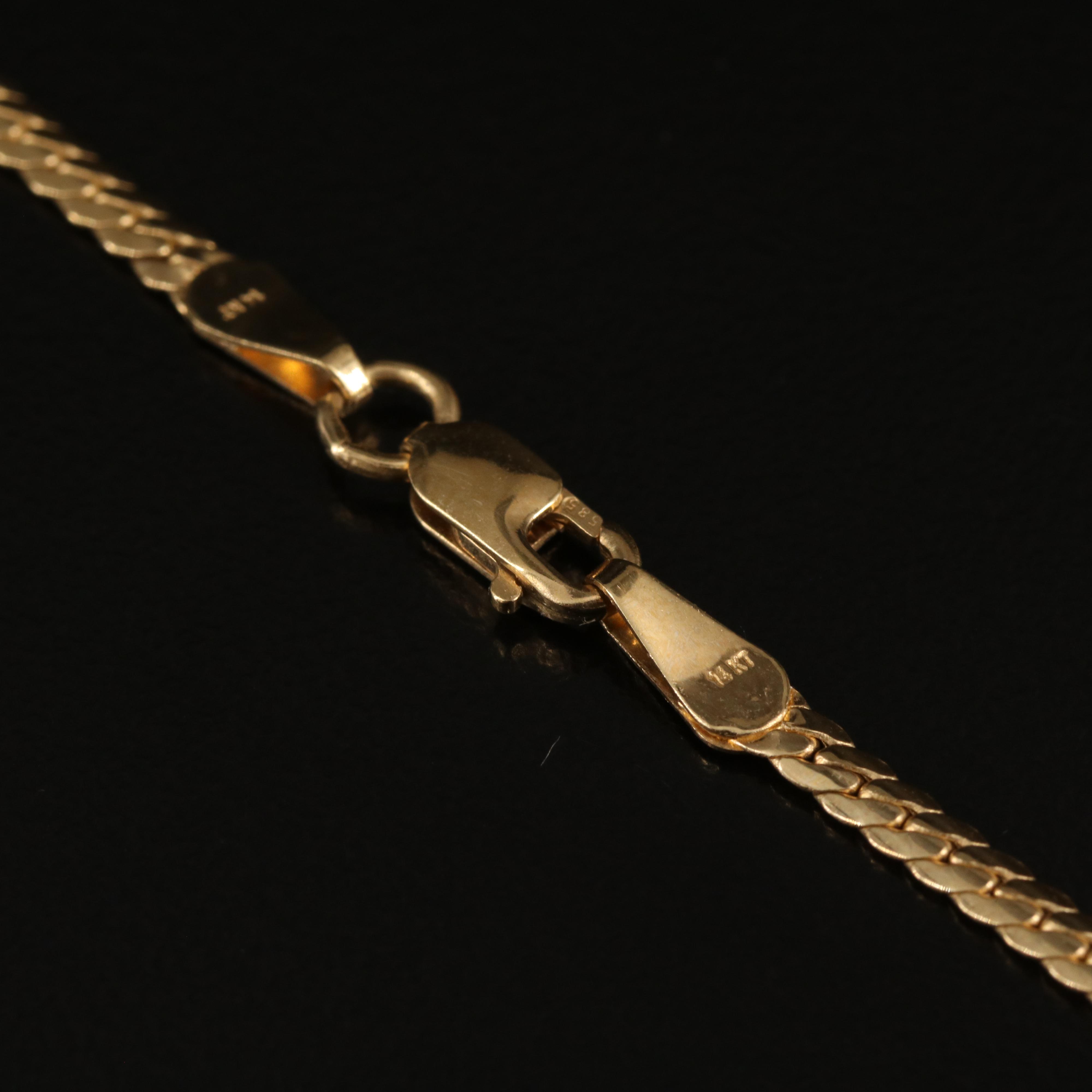 14K Knot Necklace