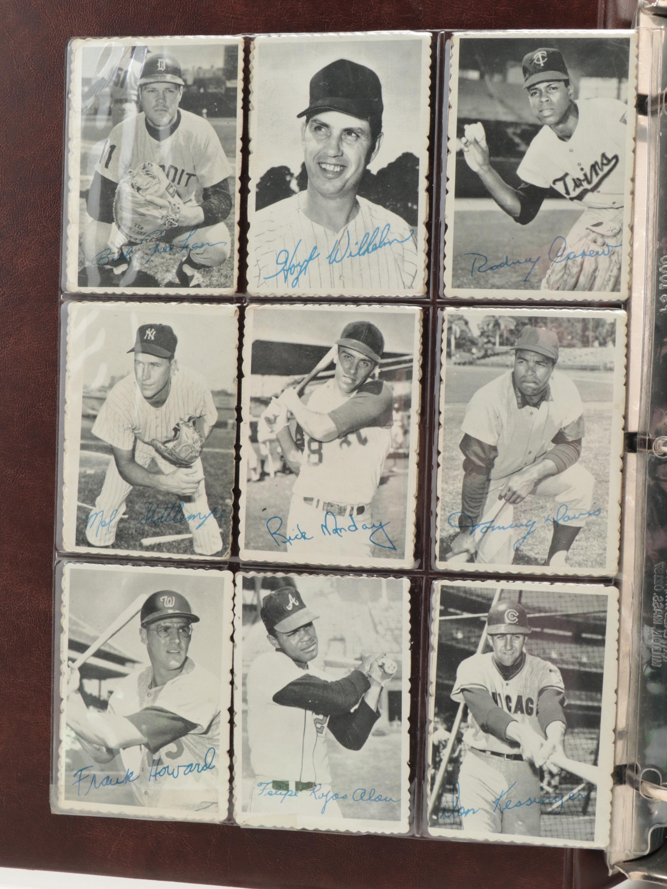 Topps Baseball Cards with Deckle Edge Clemente, Jackson, More HOF, 1960s–1970s