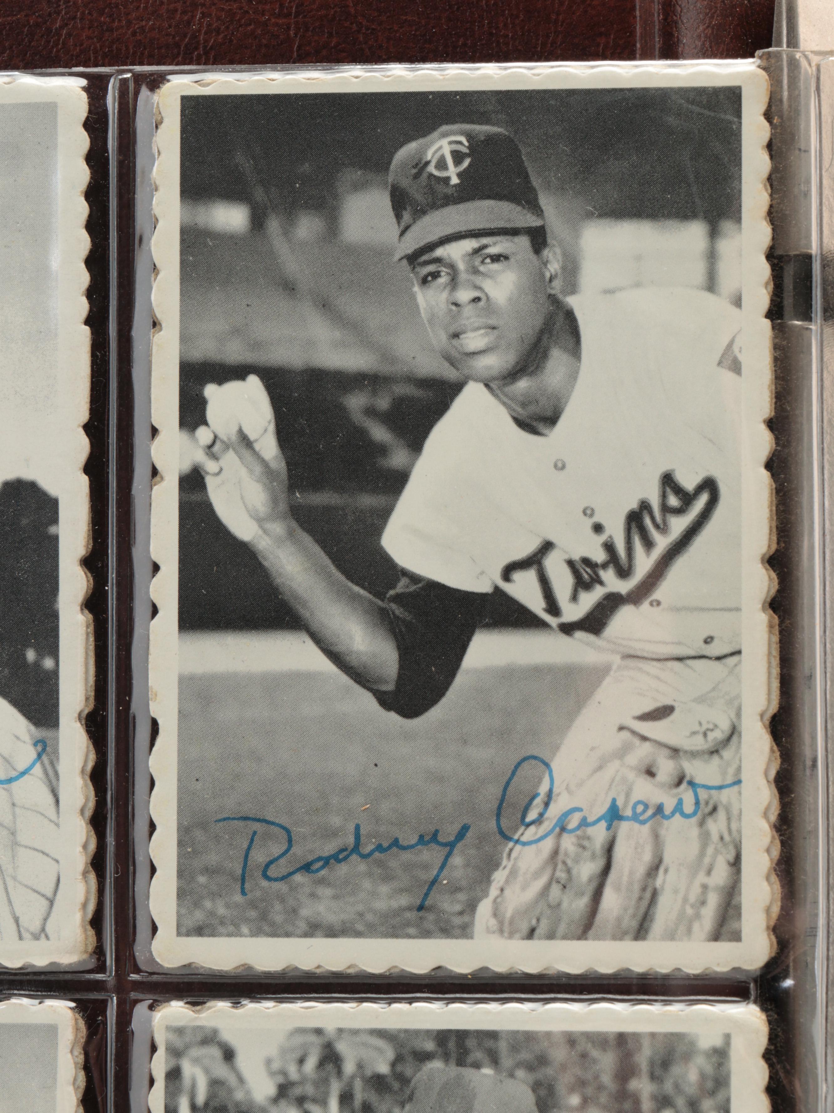 Topps Baseball Cards with Deckle Edge Clemente, Jackson, More HOF, 1960s–1970s