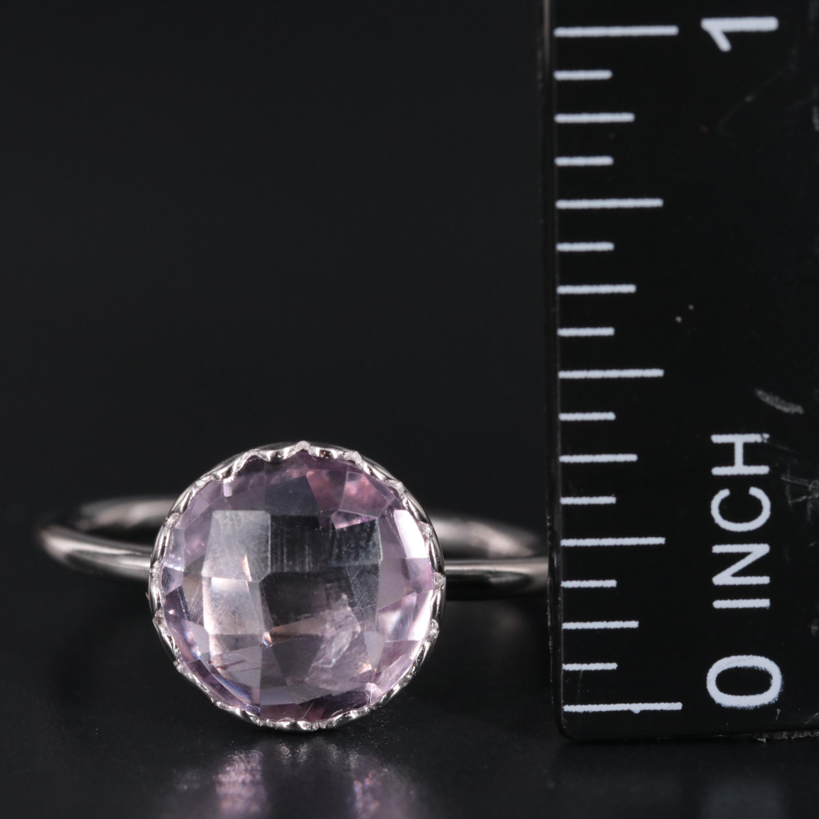 Sterling Silver Amethyst Ring