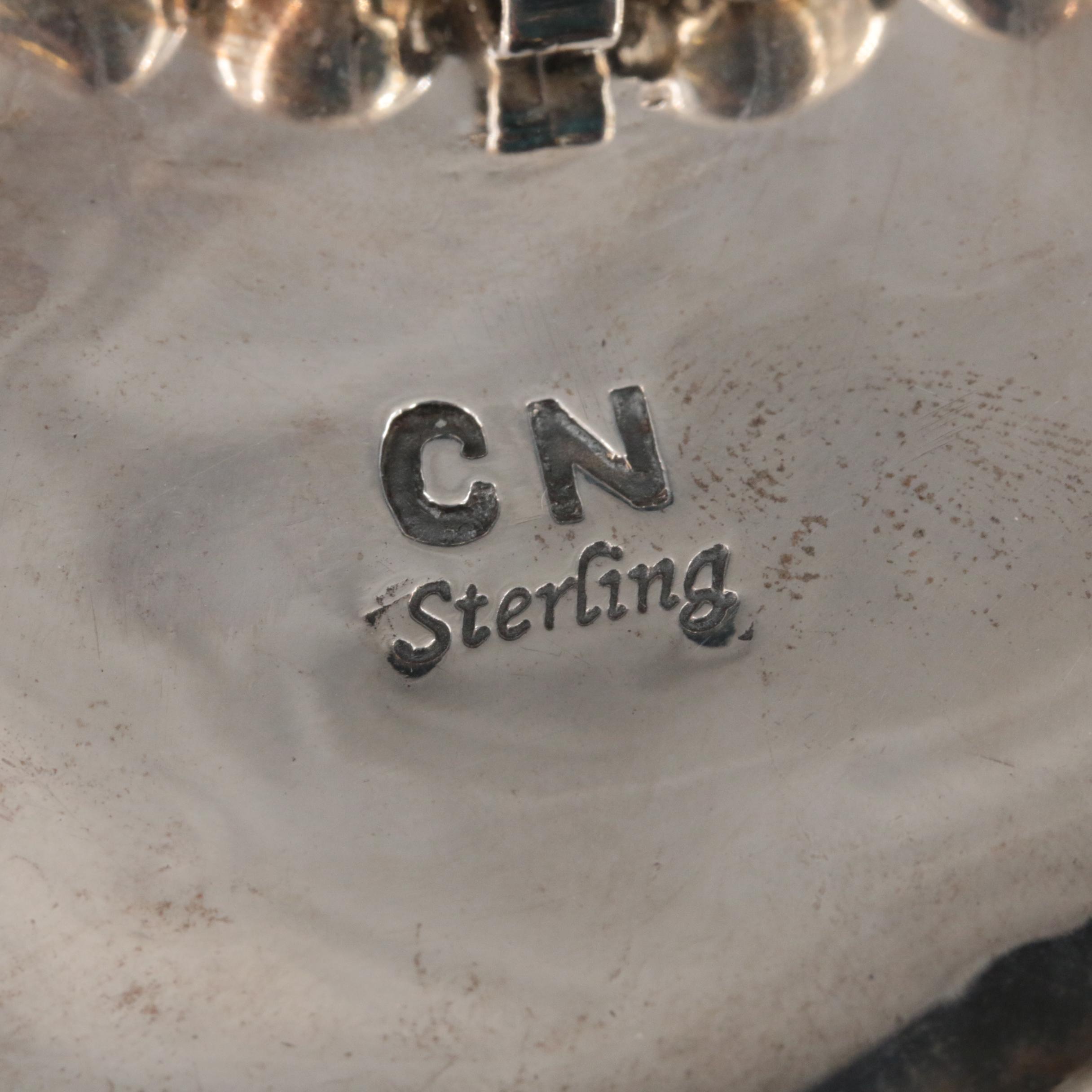 Signed Southwestern Gaspeite, Turquoise and Coral Necklace and Earring Set