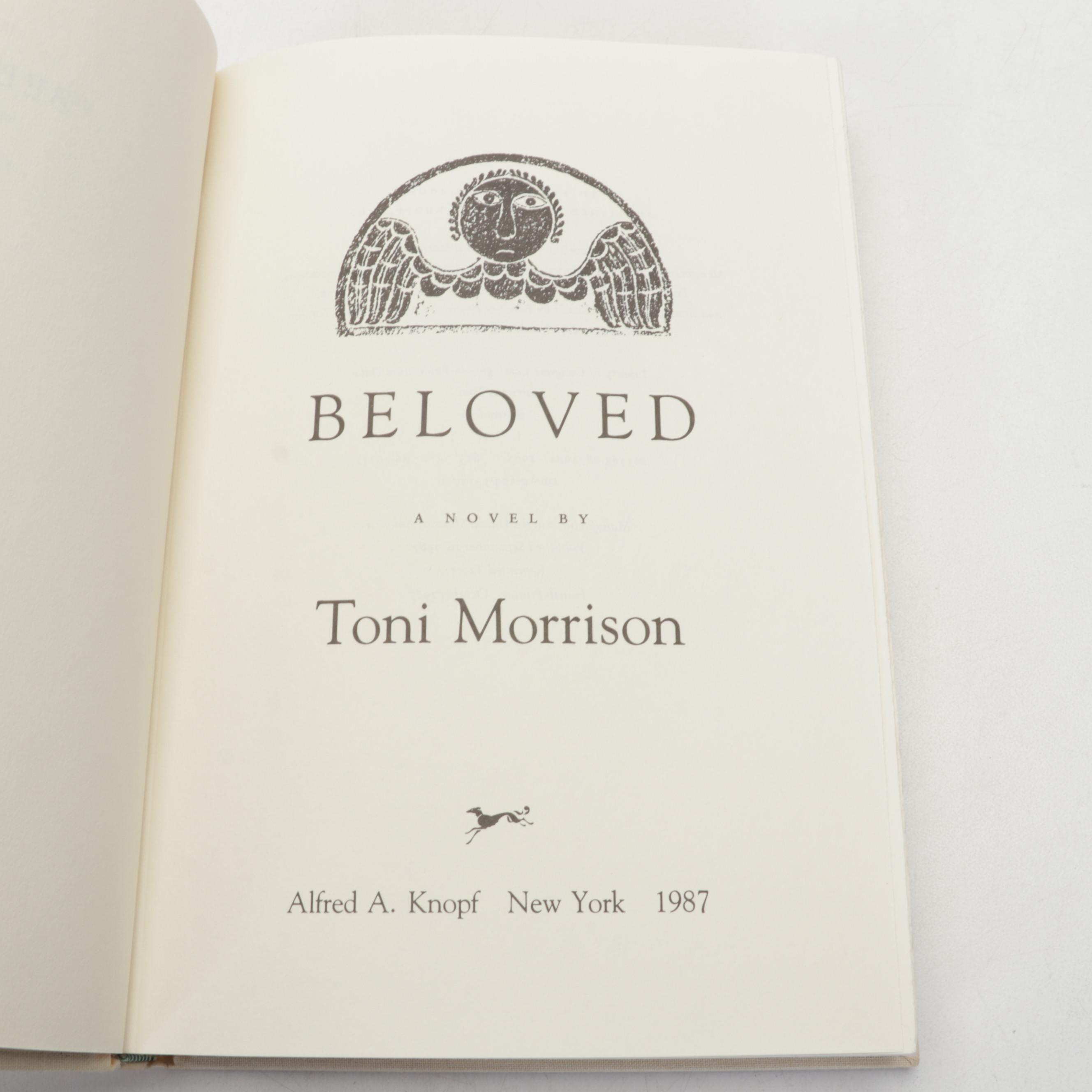 Signed Fouth Printing of "Beloved" by Toni Morrison, 1987