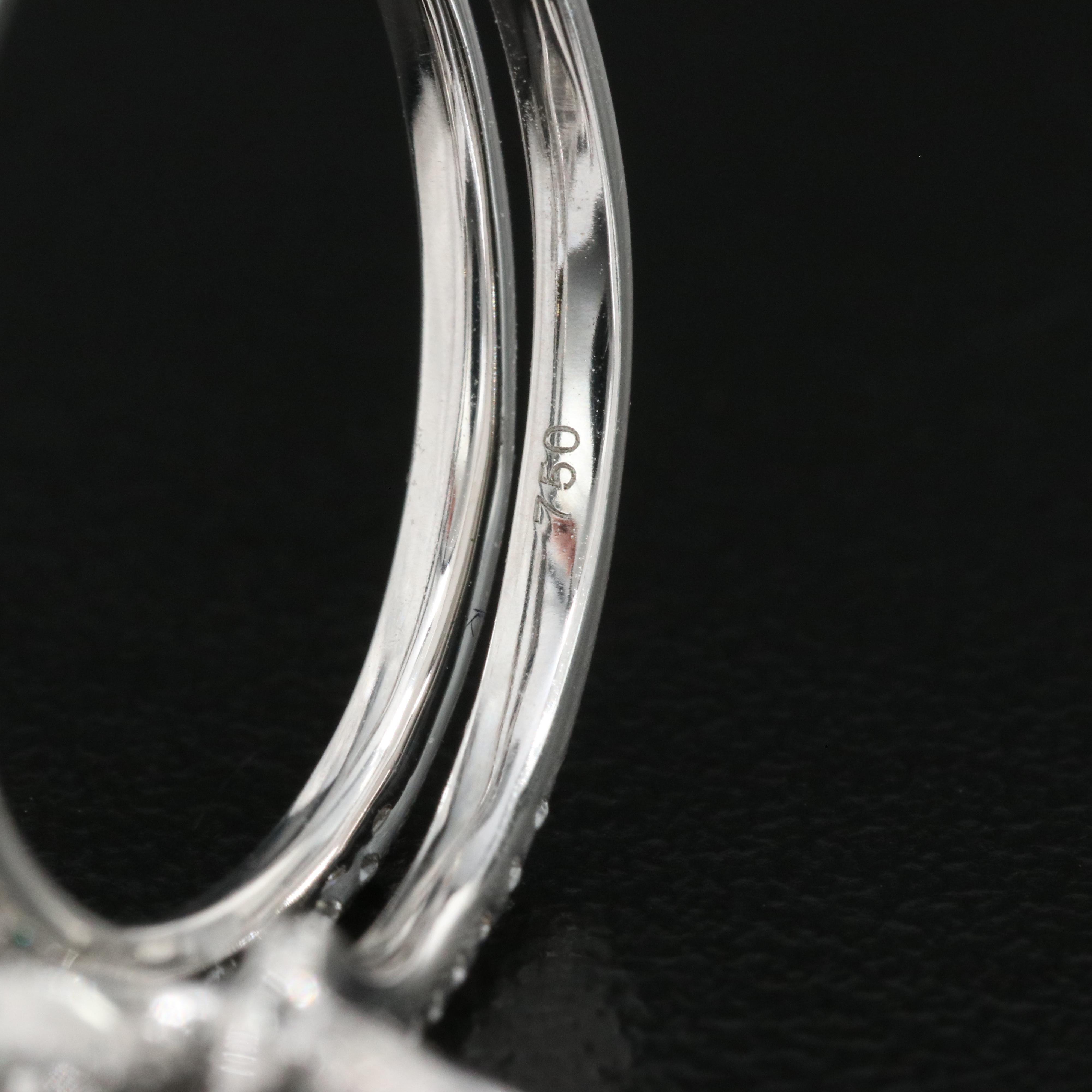 18K 1.25 CTW Diamond Butterfly Wrap Ring