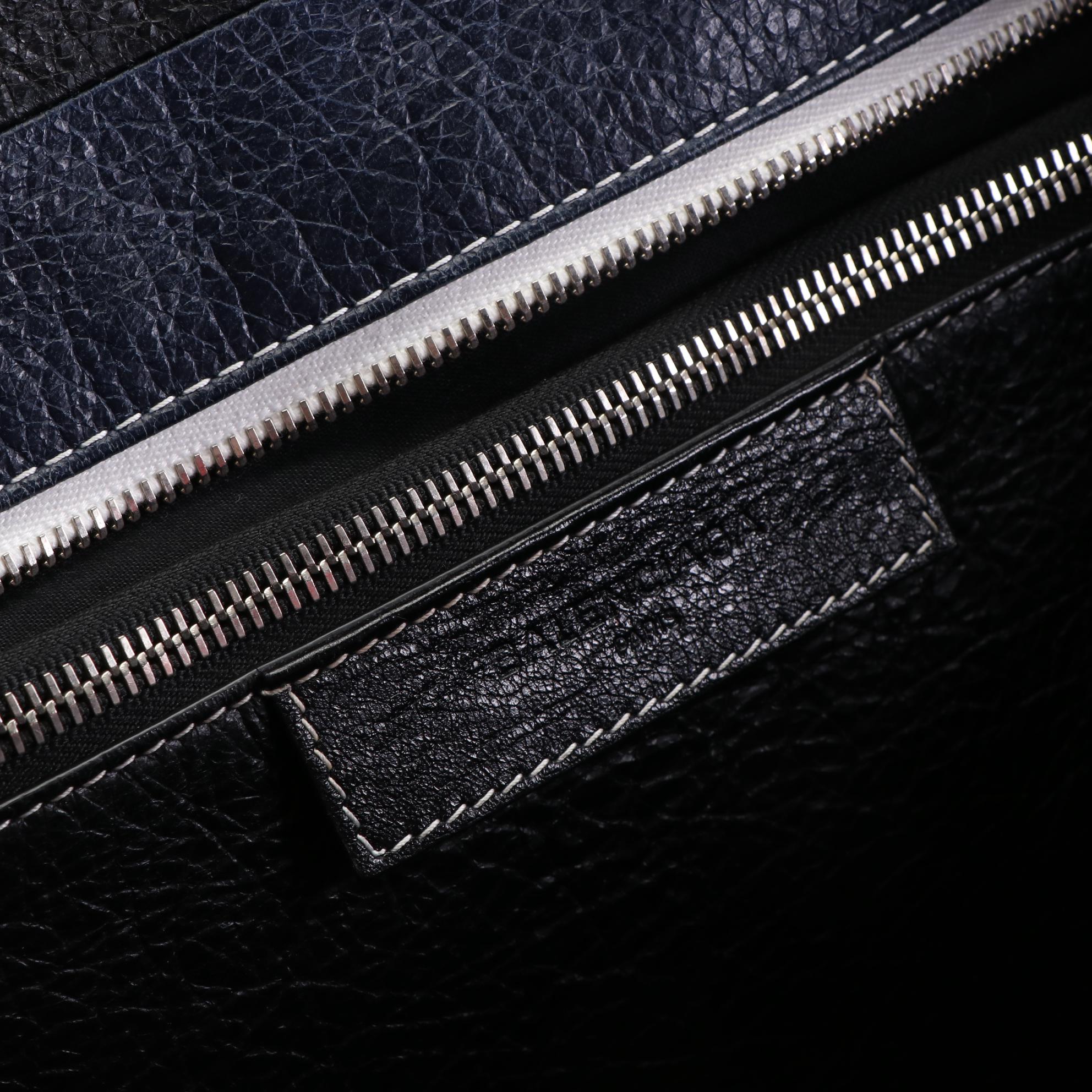 Balenciaga Bazar Tote Bag in Multicolor Textured Leather