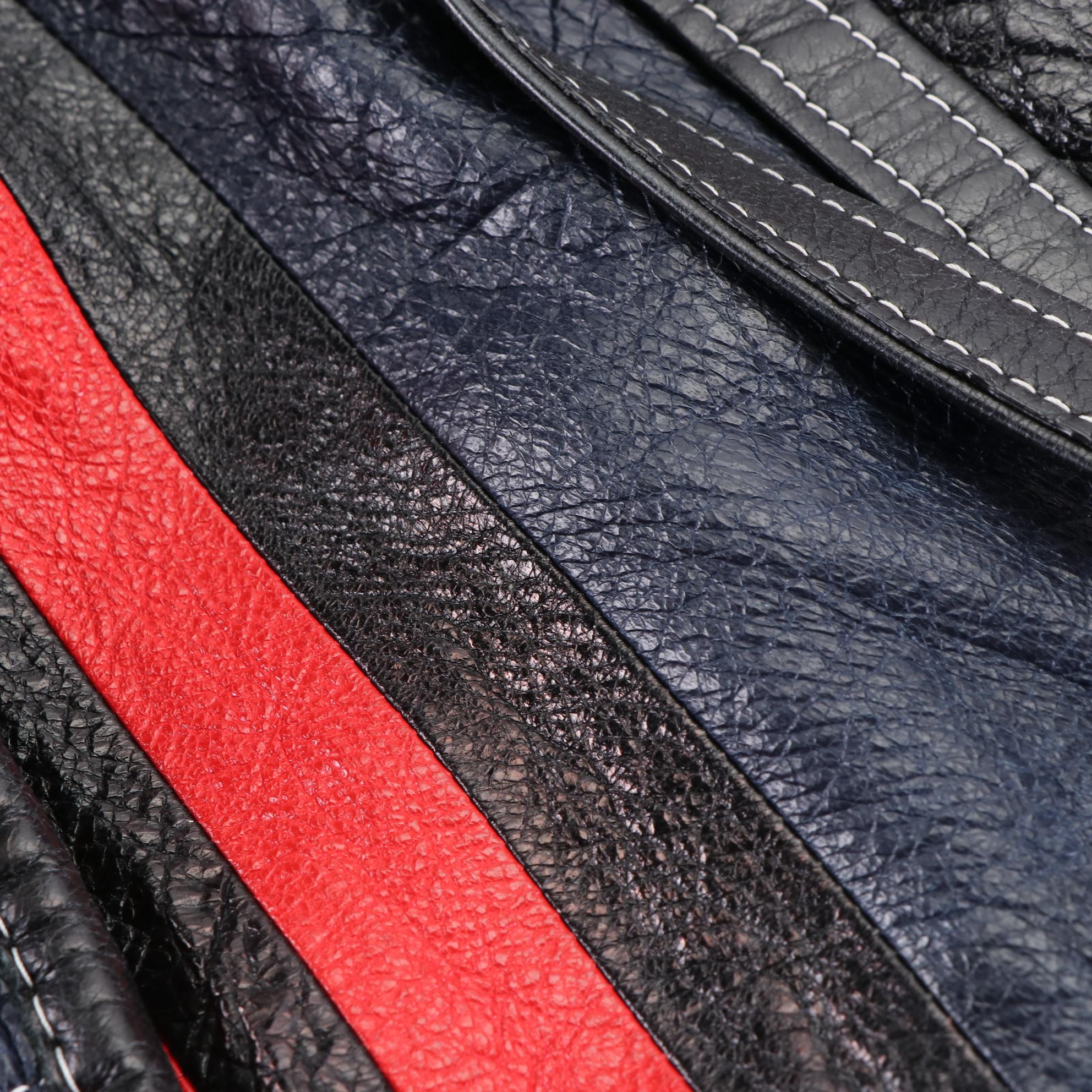 Balenciaga Bazar Tote Bag in Multicolor Textured Leather