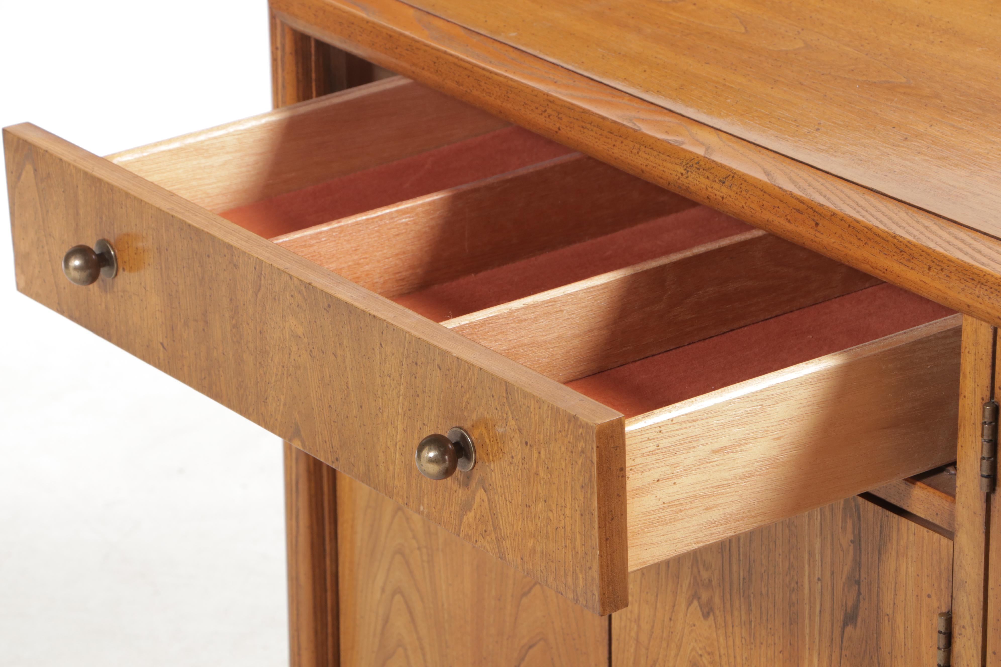 Stanley Furniture Modernist Ash Buffet in Fruitwood Finish