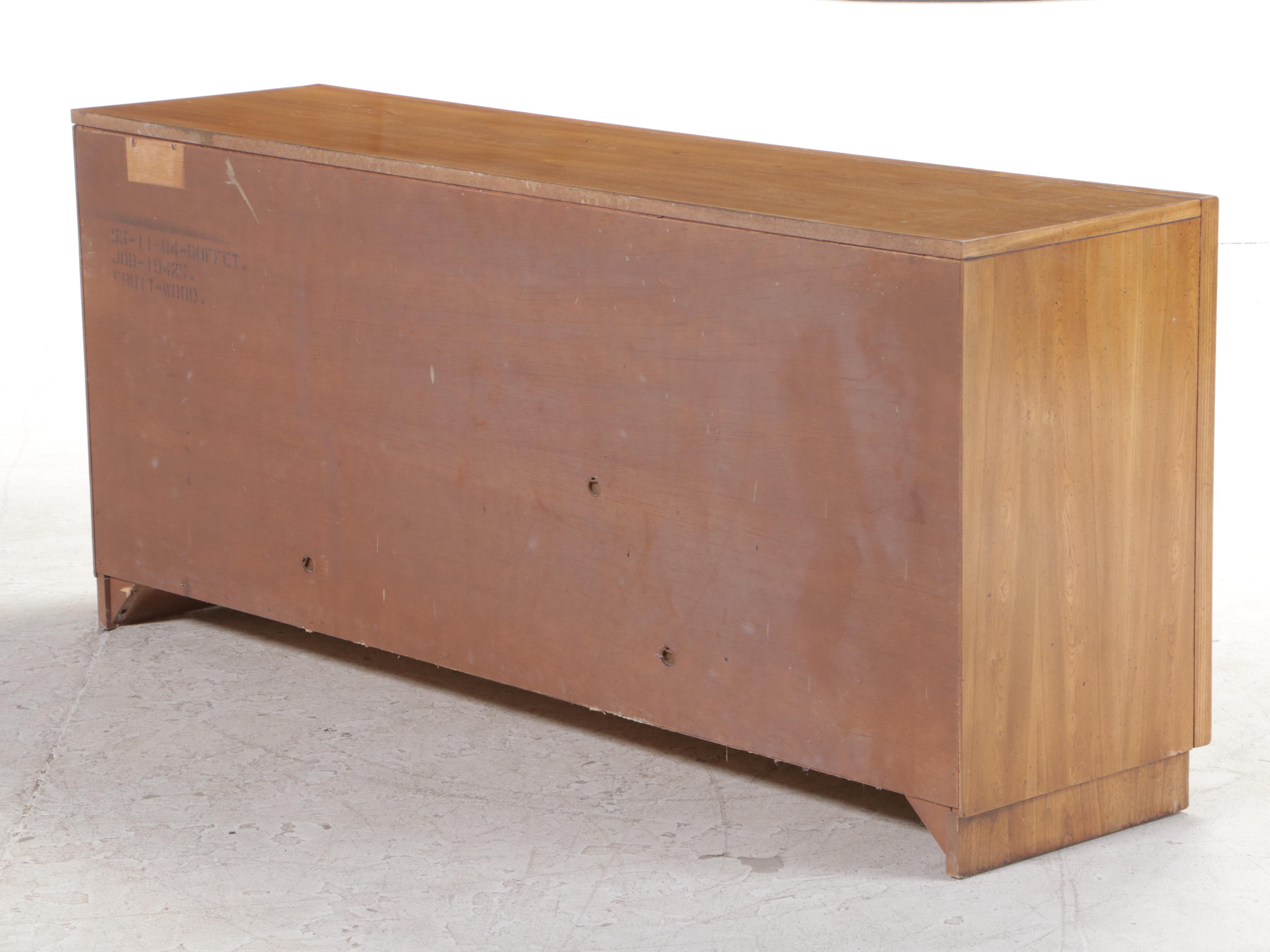 Stanley Furniture Modernist Ash Buffet in Fruitwood Finish