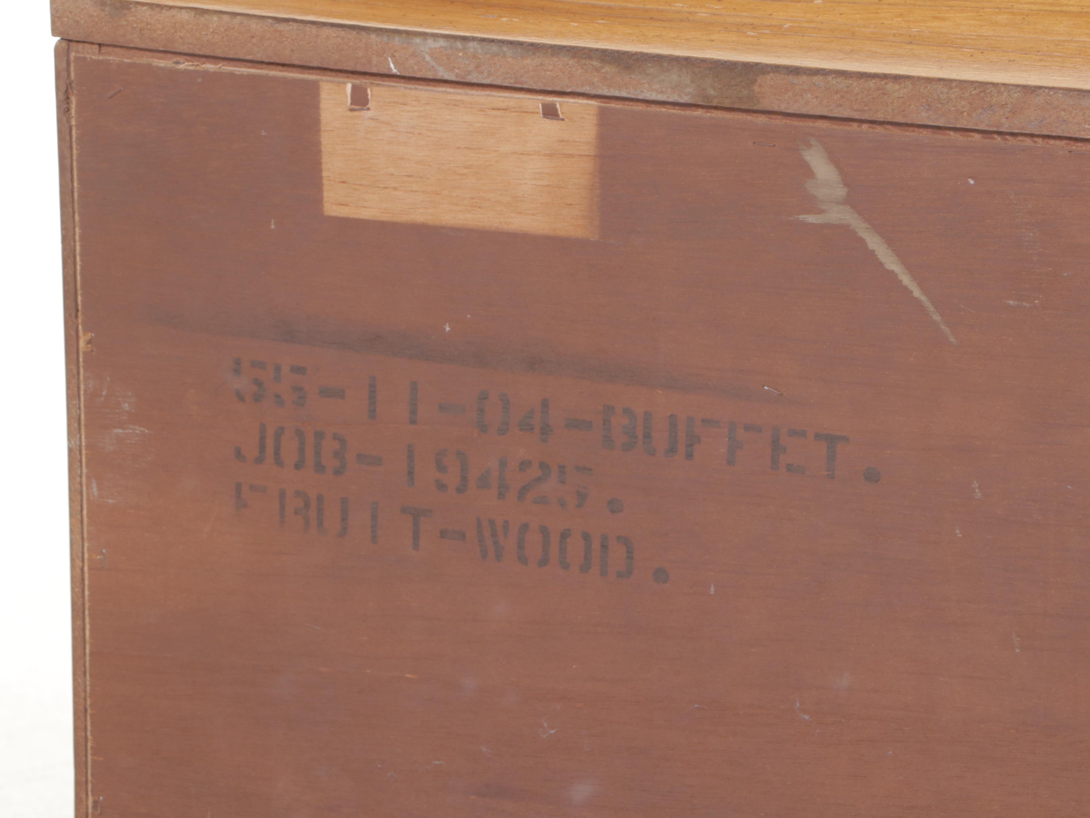 Stanley Furniture Modernist Ash Buffet in Fruitwood Finish