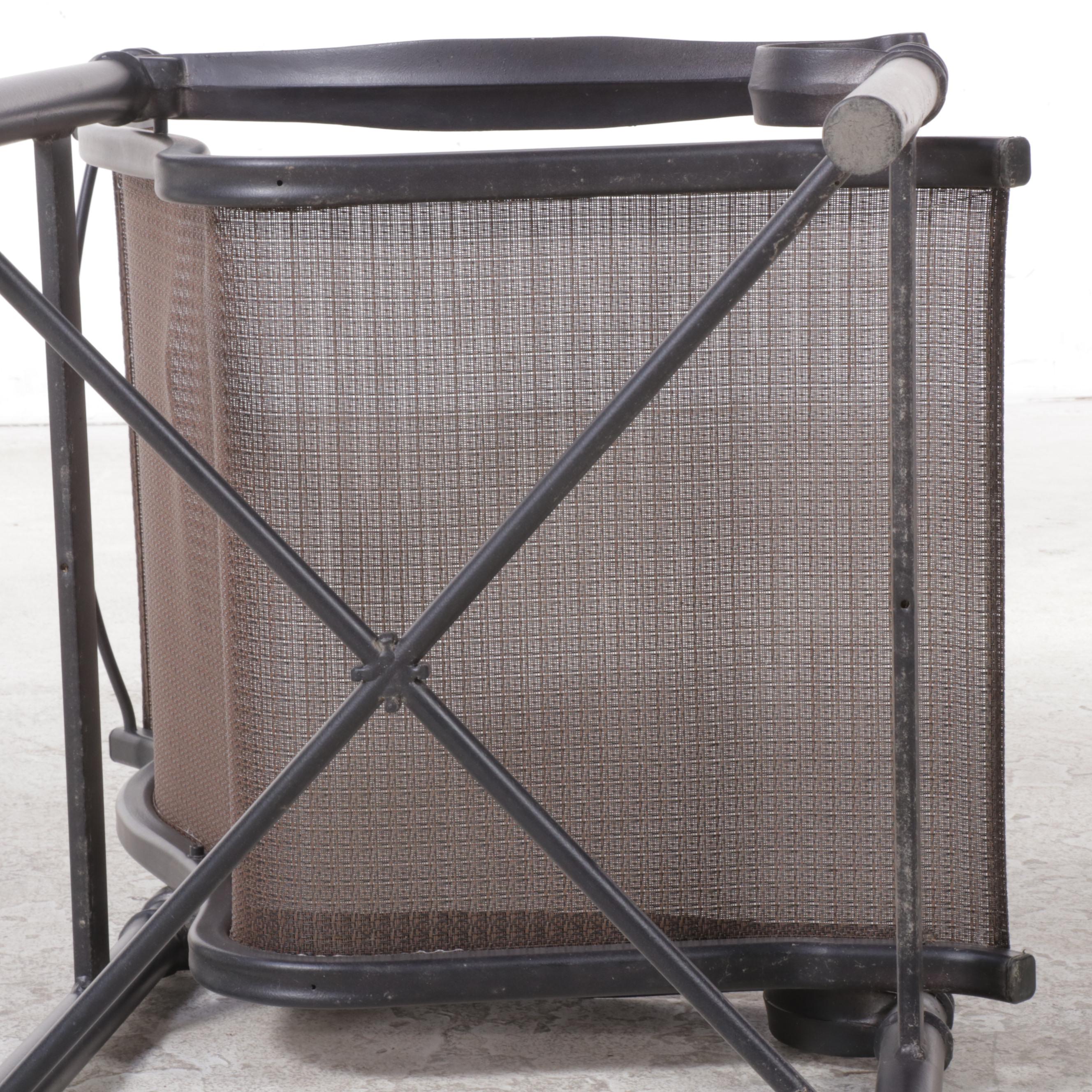 Eight Tropitone Powder-Coated Aluminum Patio Dining Armchairs