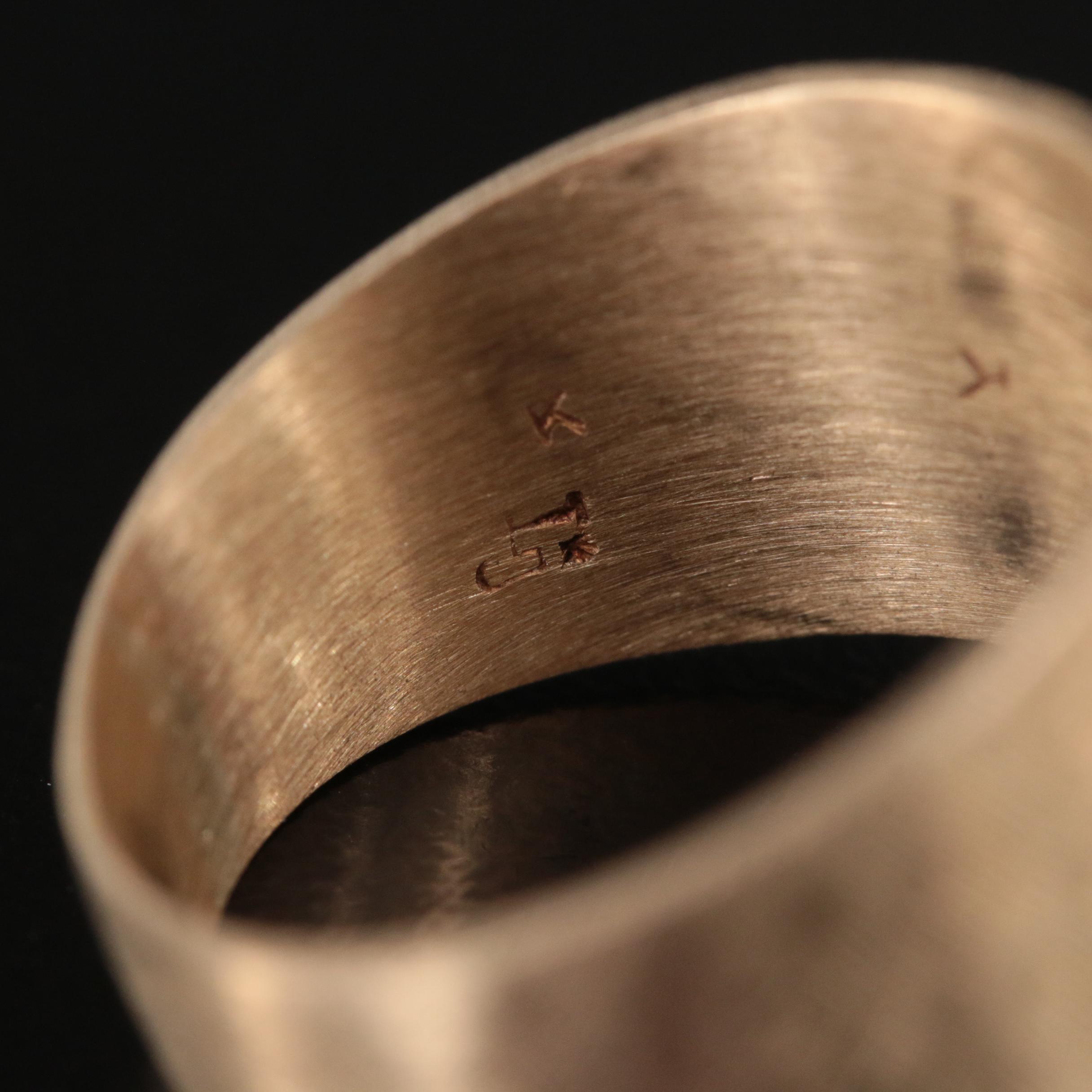 1950s 14K 0.04 CTW Diamond and Enamel Floral Ring