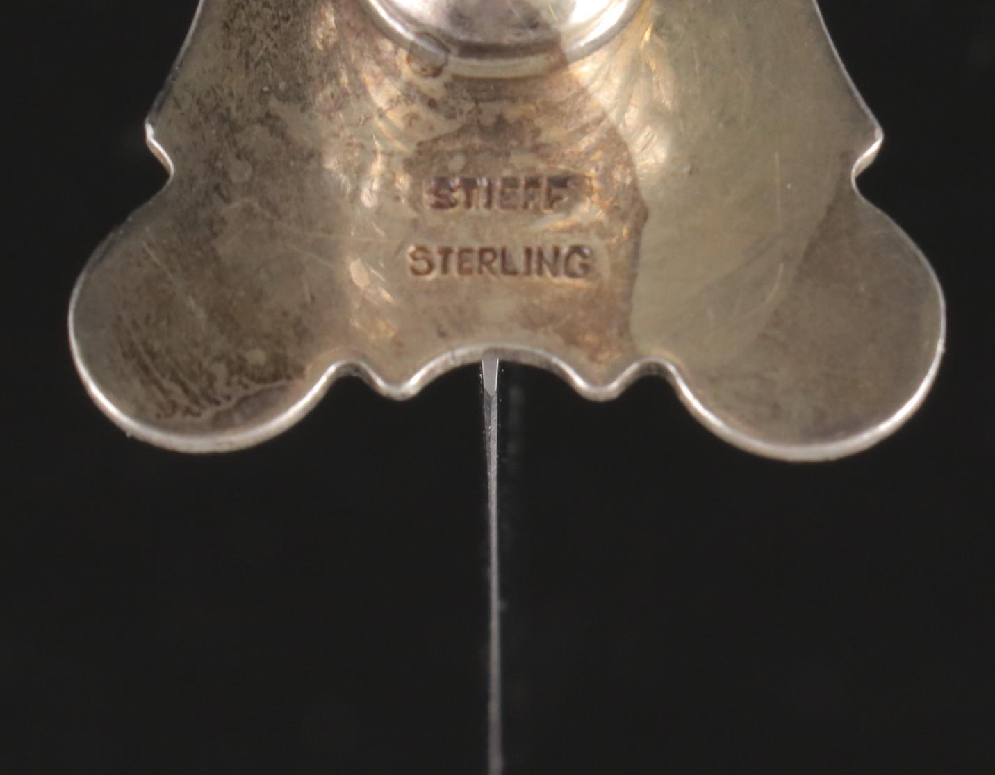 Kirk Stieff "Repoussé" Sterling Handled Carving Set with "Stieff Rose" Knife