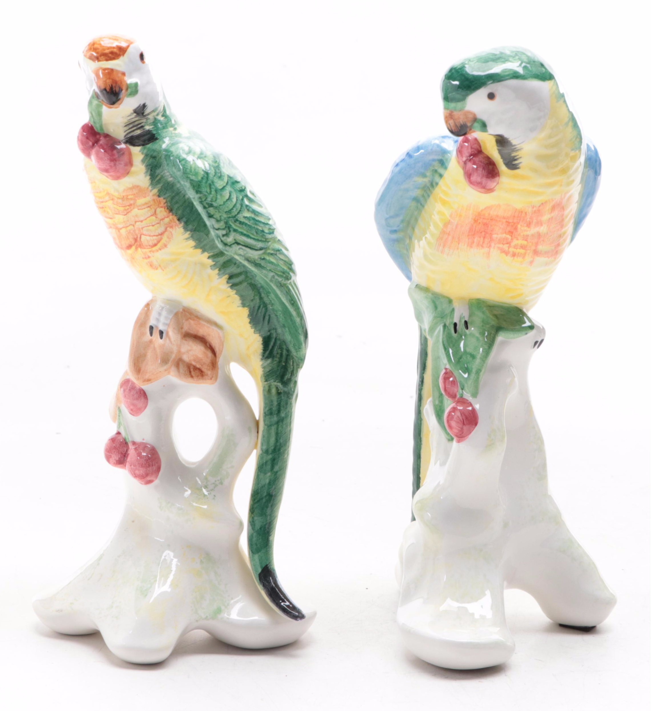Chelsea House Italian Earthenware Bird Figurines