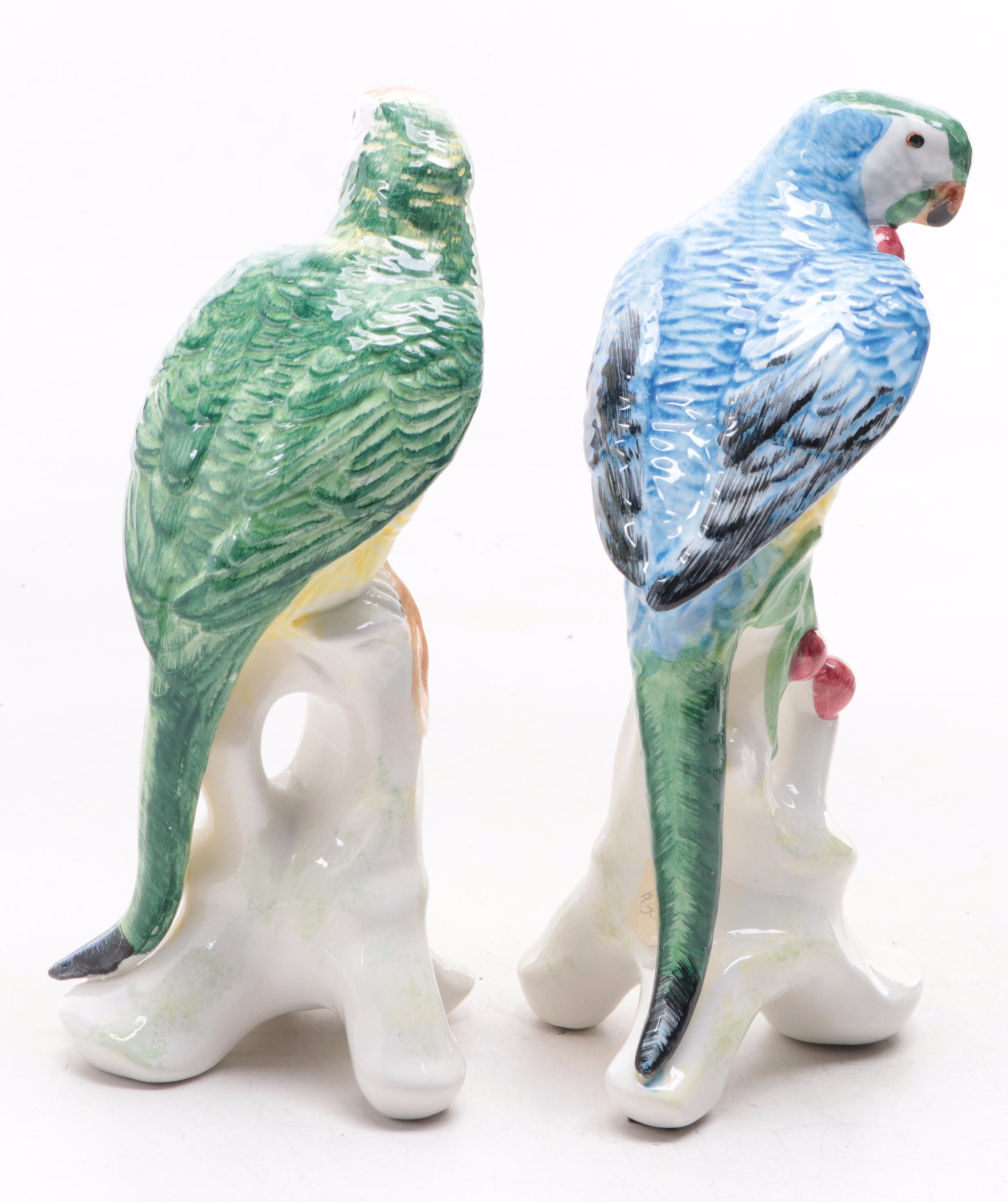 Chelsea House Italian Earthenware Bird Figurines