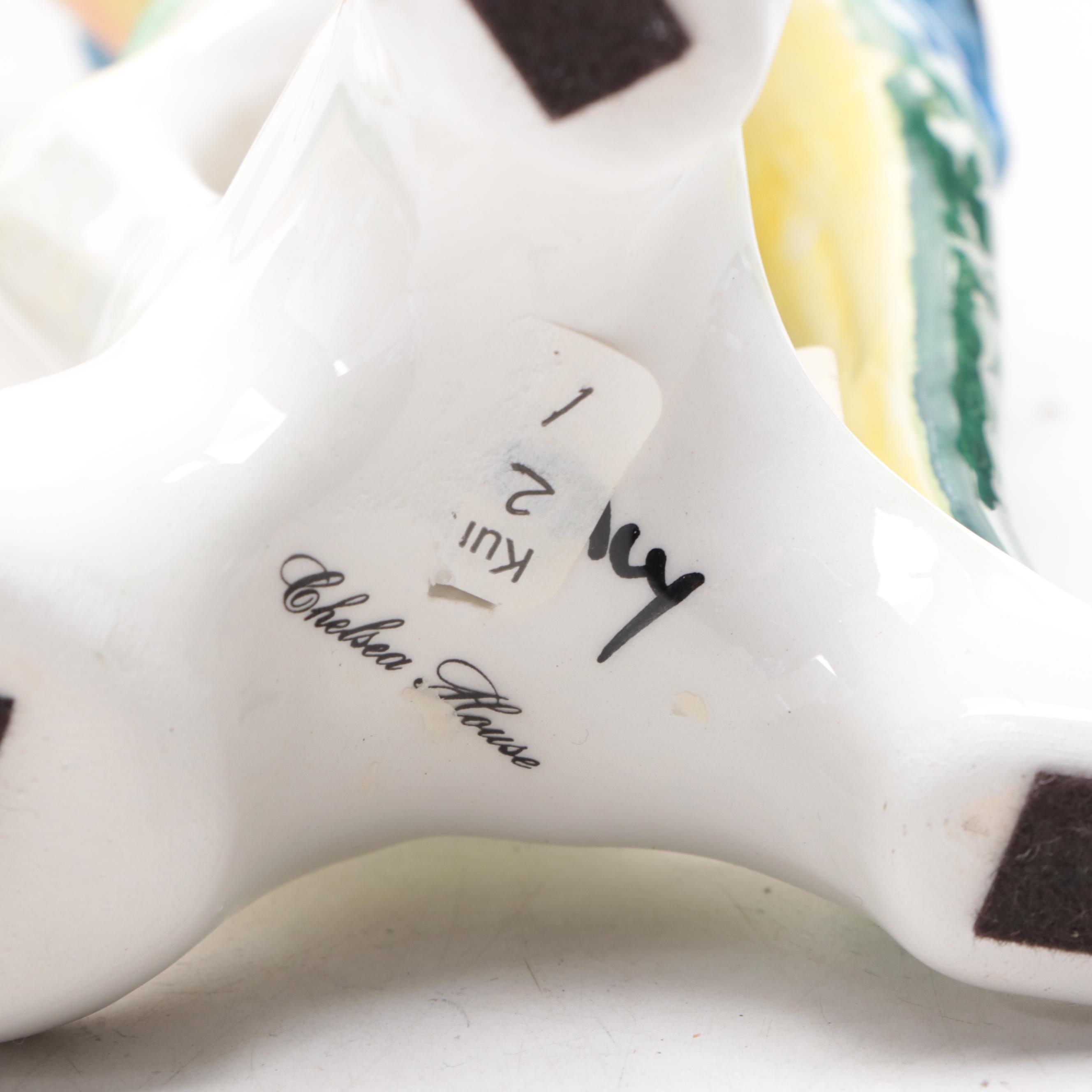 Chelsea House Italian Earthenware Bird Figurines