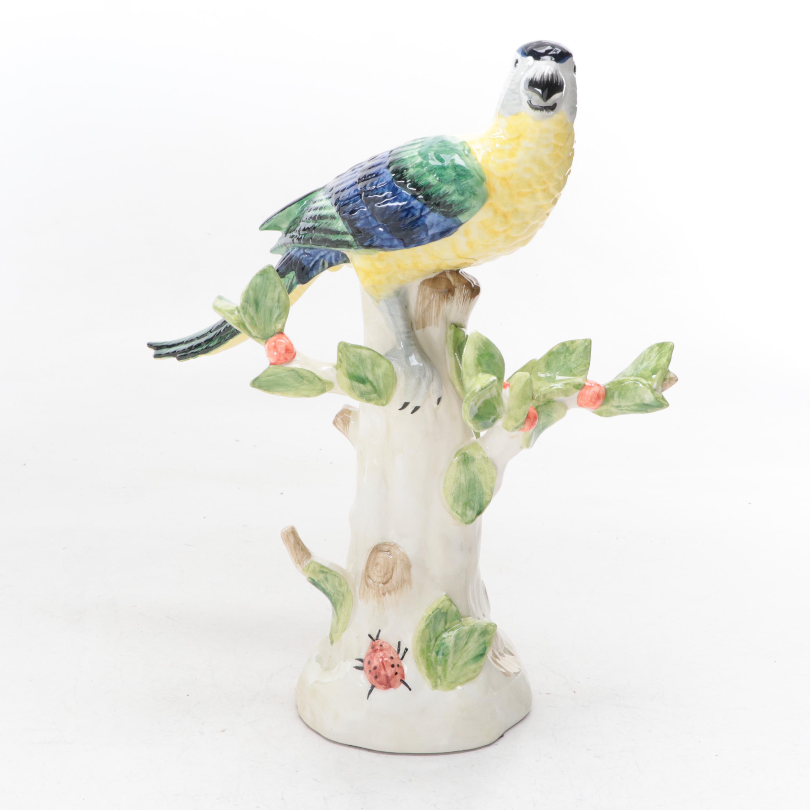 Chelsea House Italian Earthenware Bird Figurines
