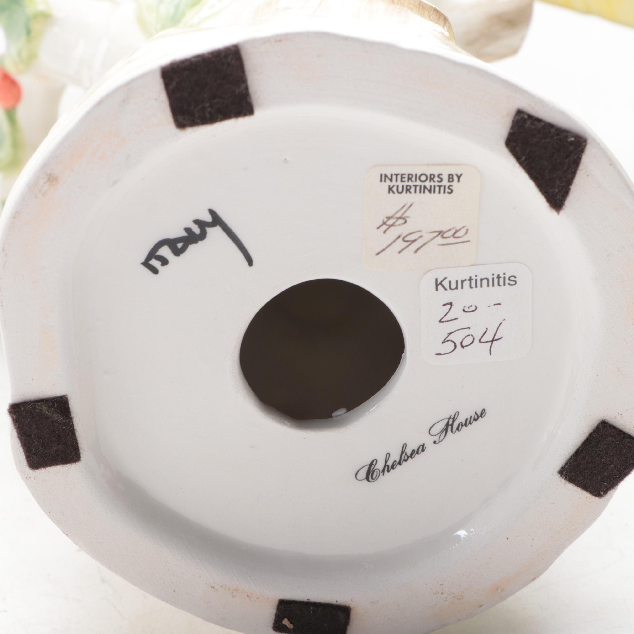 Chelsea House Italian Earthenware Bird Figurines