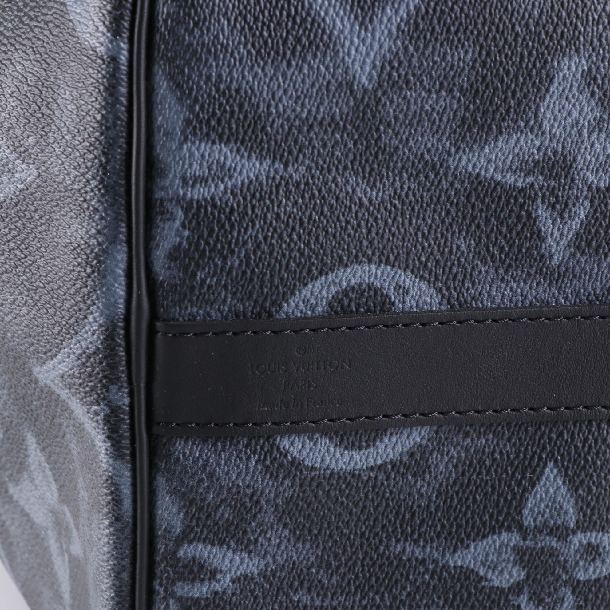 Louis Vuitton Limited Edition Keepall Bandoulière 50 in Pastel Noir Canvas