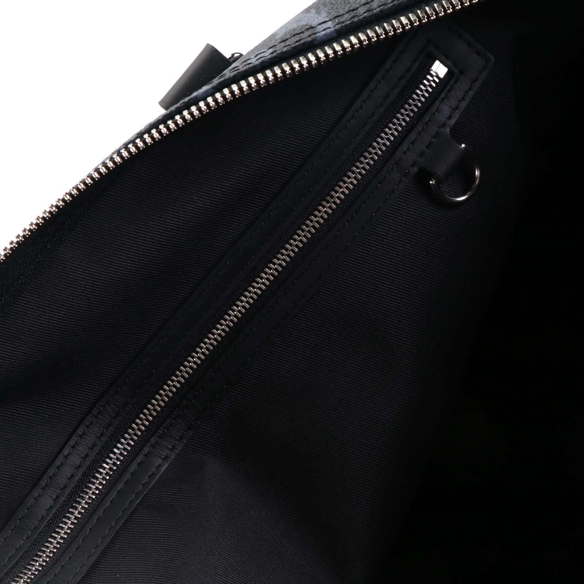 Louis Vuitton Limited Edition Keepall Bandoulière 50 in Pastel Noir Canvas