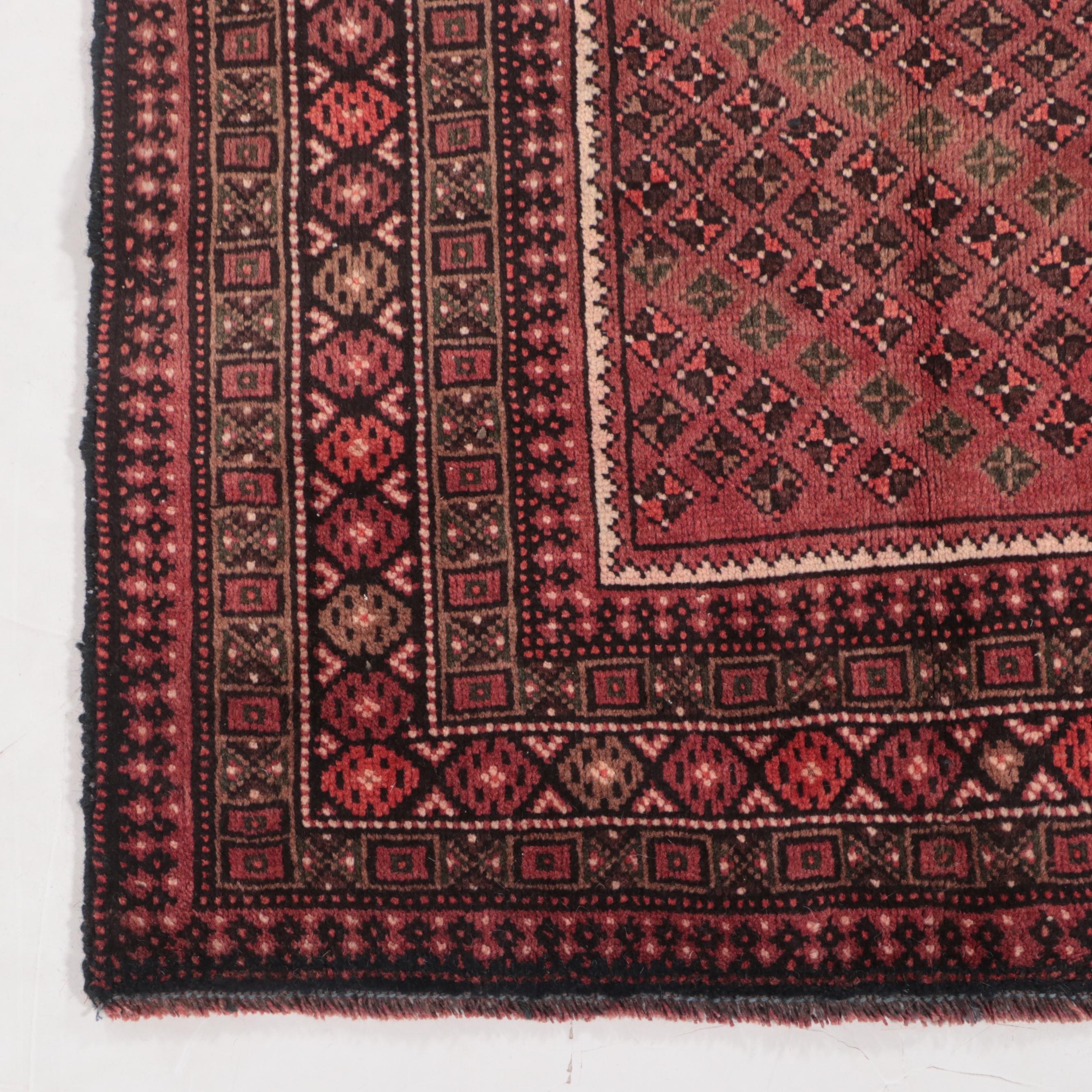 3'4 x 9'7 Hand-Knotted Caucasian Genje Long Rug