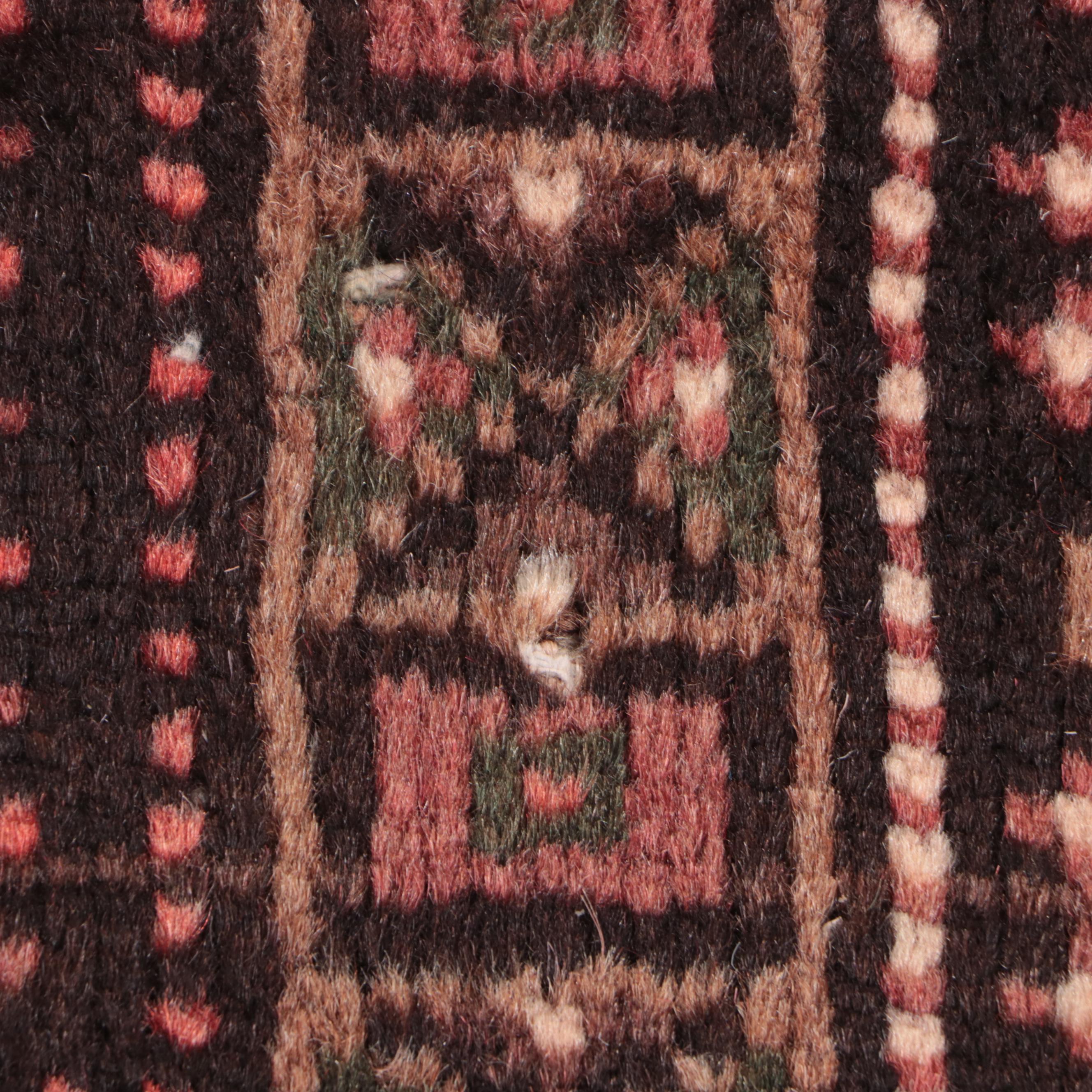 3'4 x 9'7 Hand-Knotted Caucasian Genje Long Rug