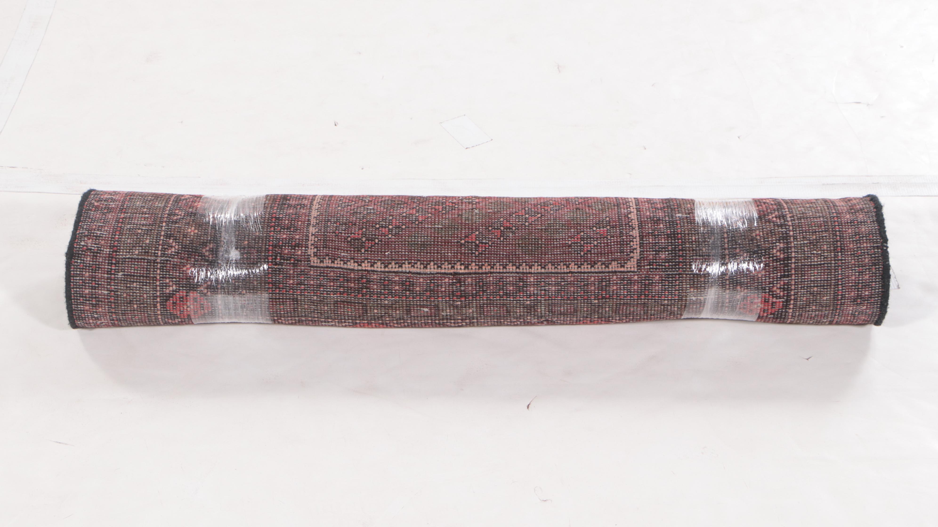 3'4 x 9'7 Hand-Knotted Caucasian Genje Long Rug