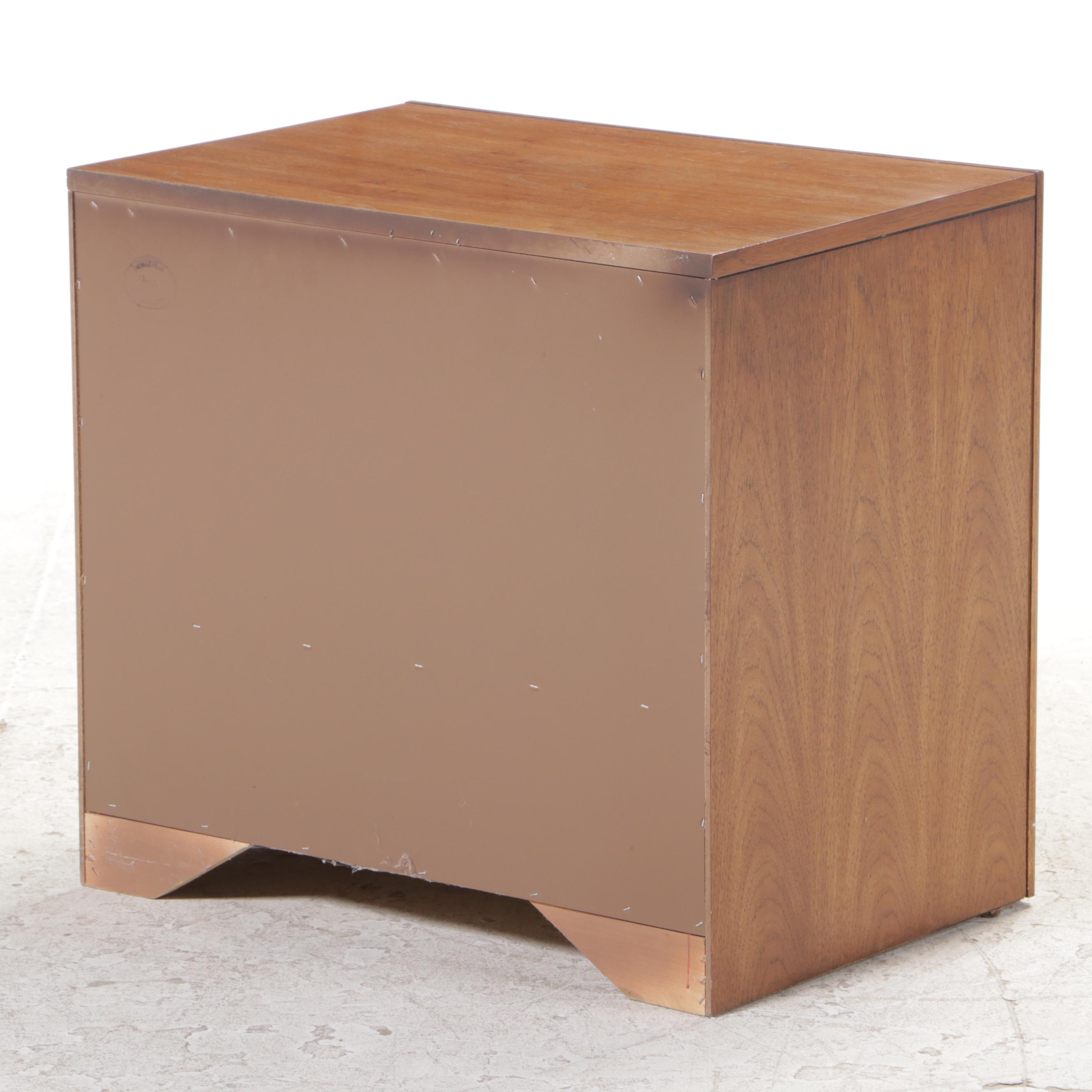 Thomasville Modernist Oak Nightstand, Mid to Late 20th Century