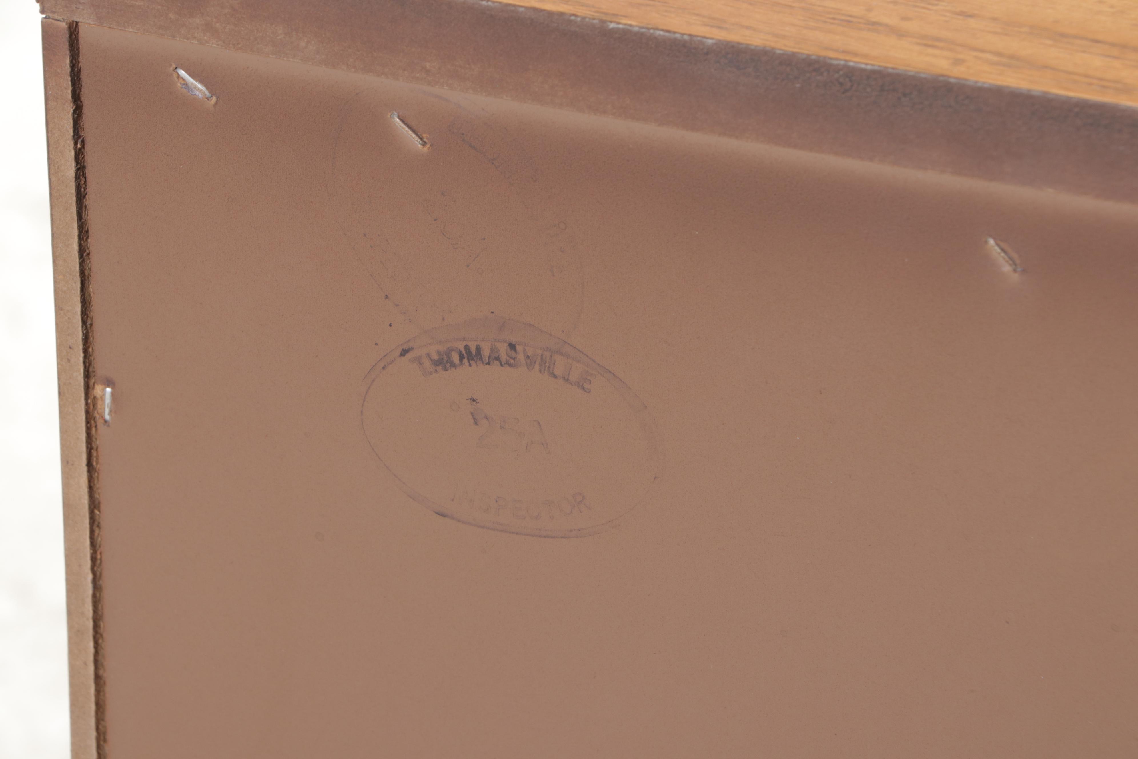 Thomasville Modernist Oak Nightstand, Mid to Late 20th Century