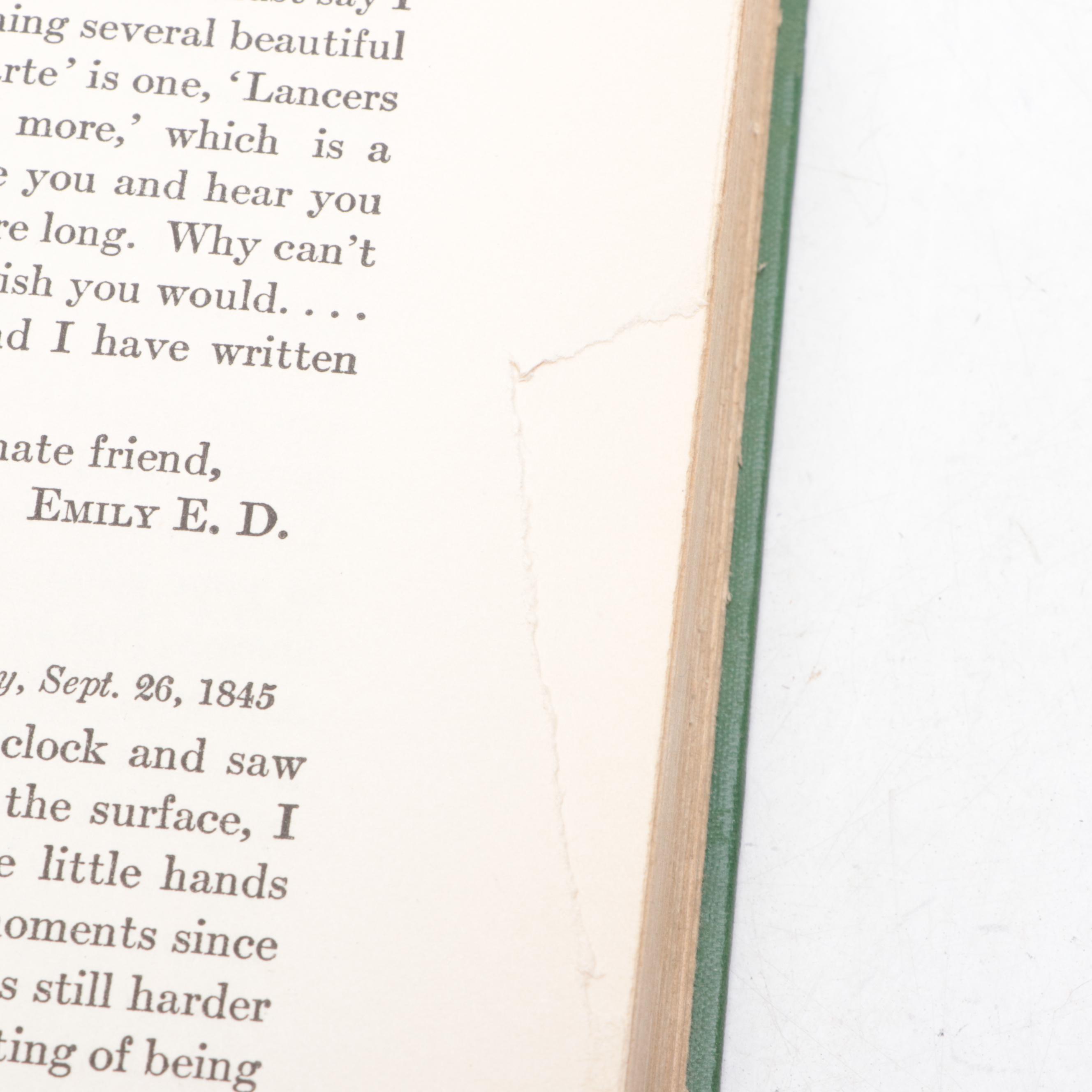 Illustrated "The Life and Letters of Emily Dickinson" by Martha Bianchi, 1924