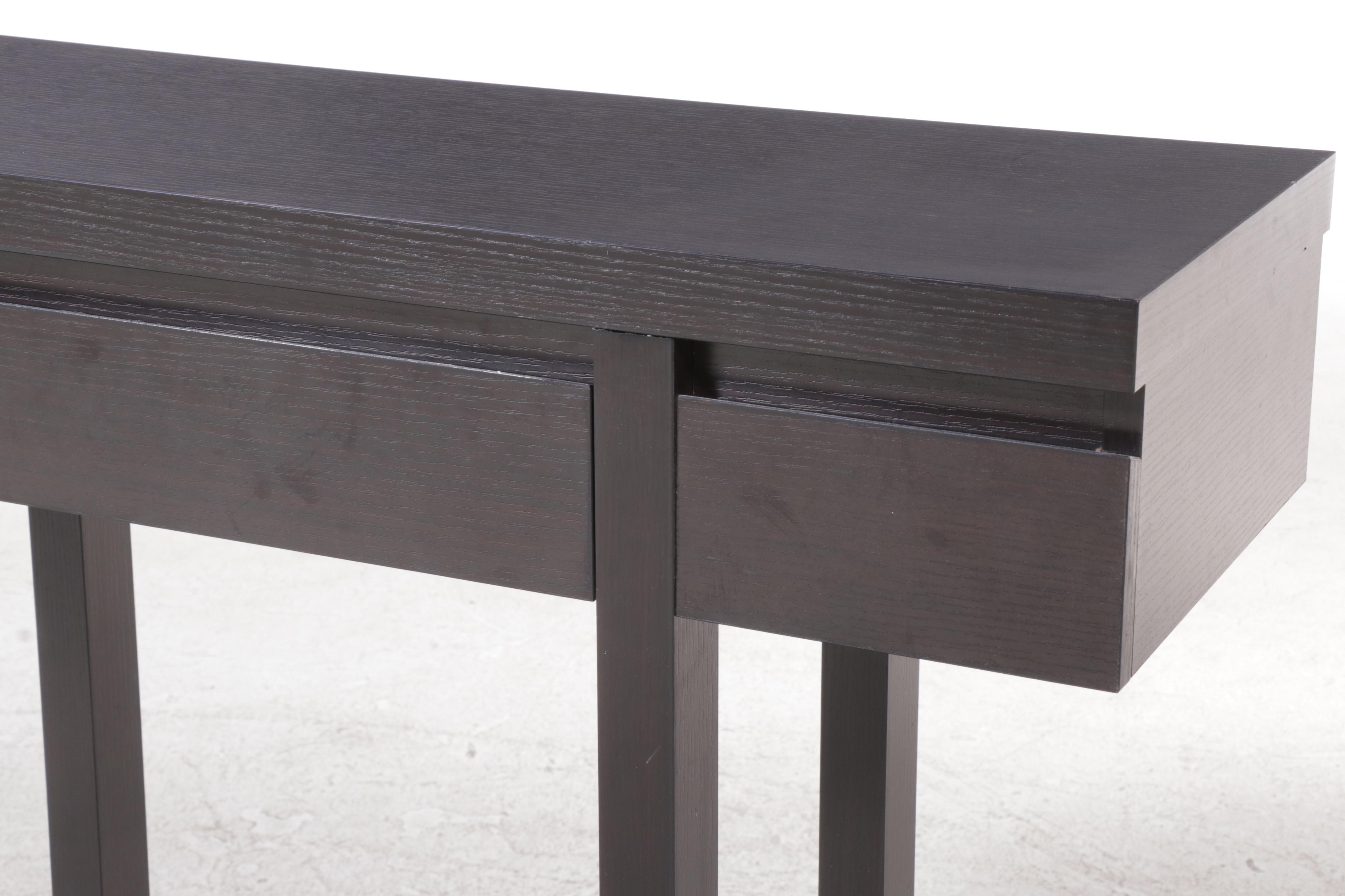 Coaster Furniture Modernist Style Two-Tier Console Table in Cappuccino Finish